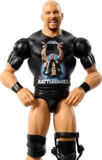 Foto 3 | Figura De Acción Mattel Wwe «stone Cold» Steve Austin 15 Cm - Venta Internacional.