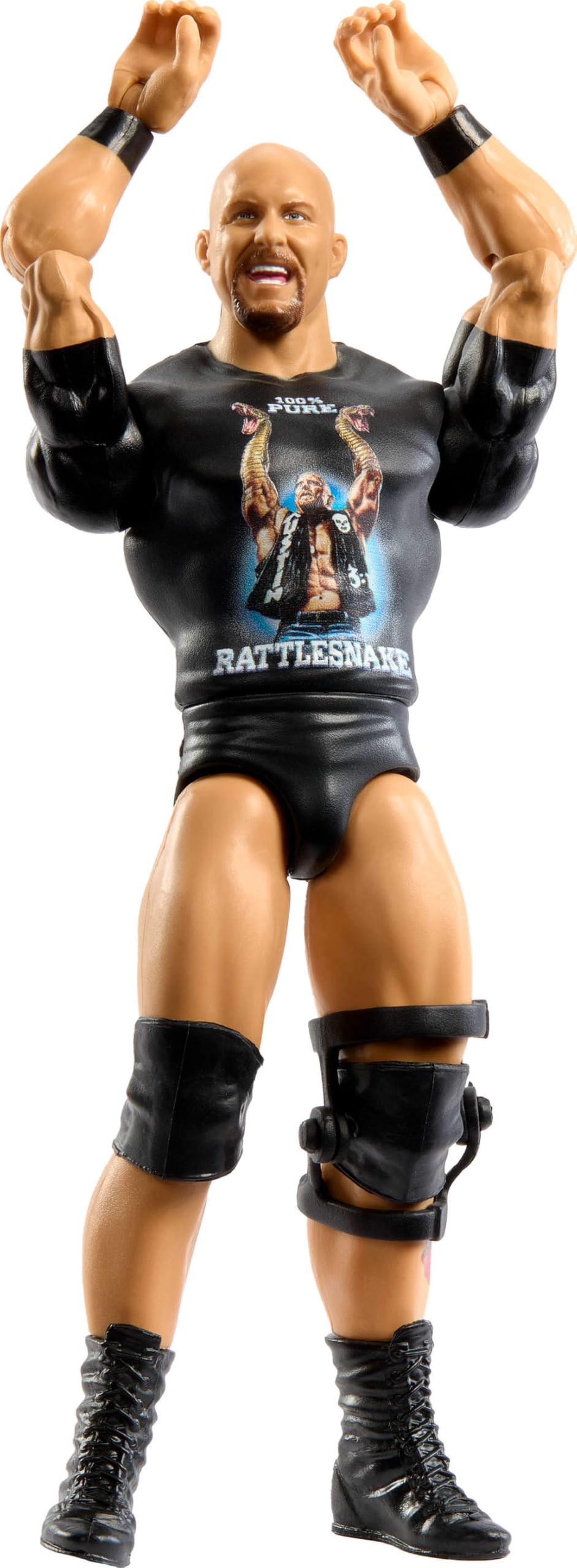 Foto 5 pulgar | Figura De Acción Mattel Wwe «stone Cold» Steve Austin 15 Cm - Venta Internacional.