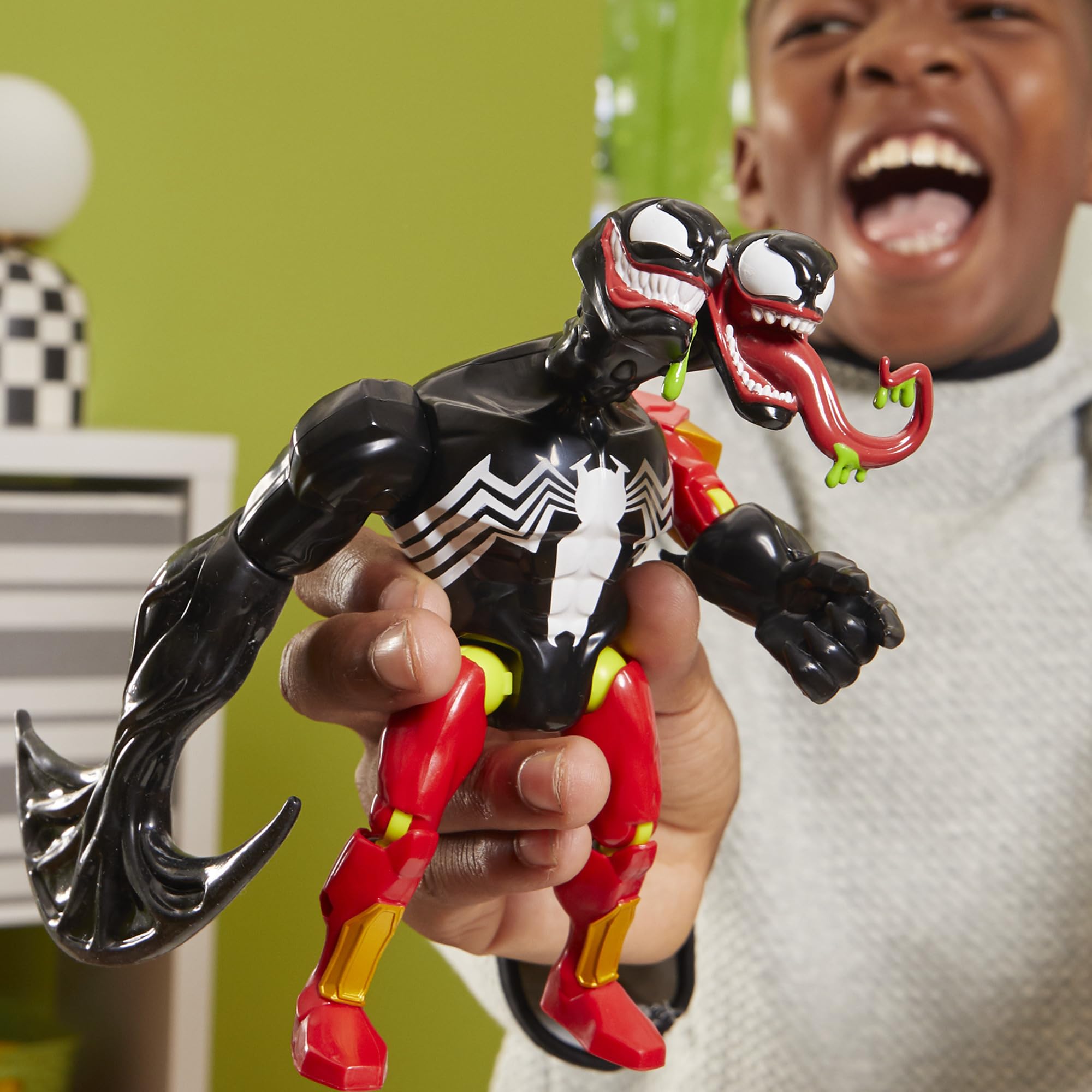 Foto 3 | Figura De Acción Spider-man Mixmashers Marvel Venom 12 Cm - Venta Internacional.
