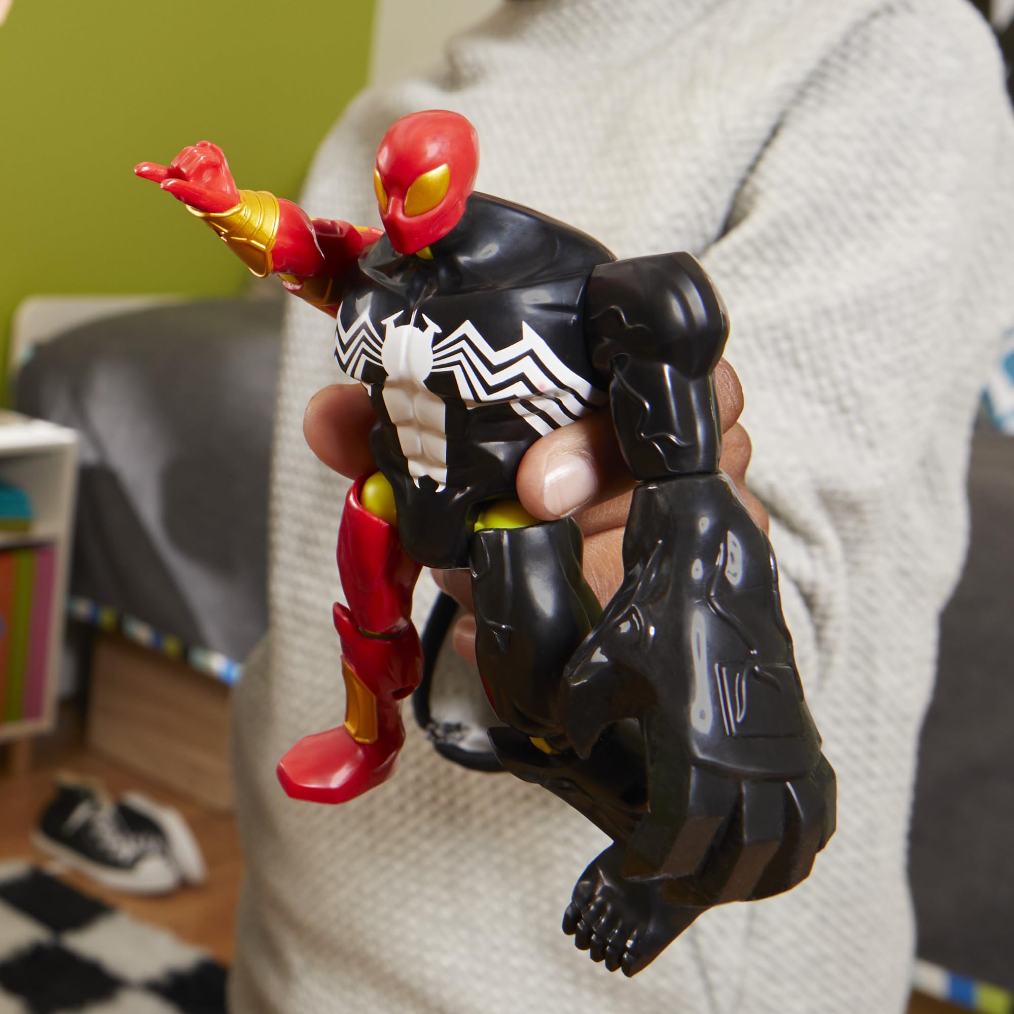 Foto 7 pulgar | Figura De Acción Spider-man Mixmashers Marvel Venom 12 Cm - Venta Internacional.