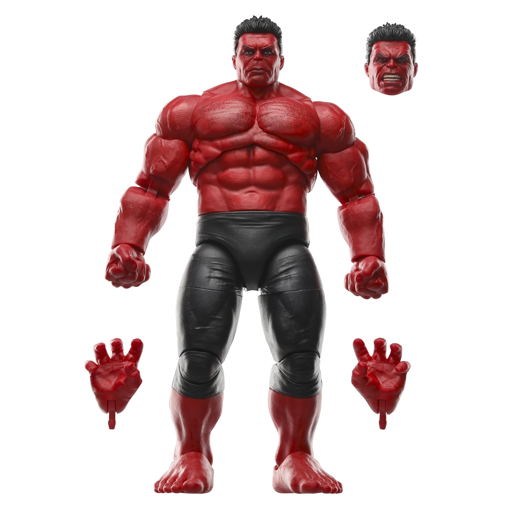Foto 2 pulgar | Figura De Acción Marvel Legends Red Hulk De 15 Cm Con Accesorios - Venta Internacional.