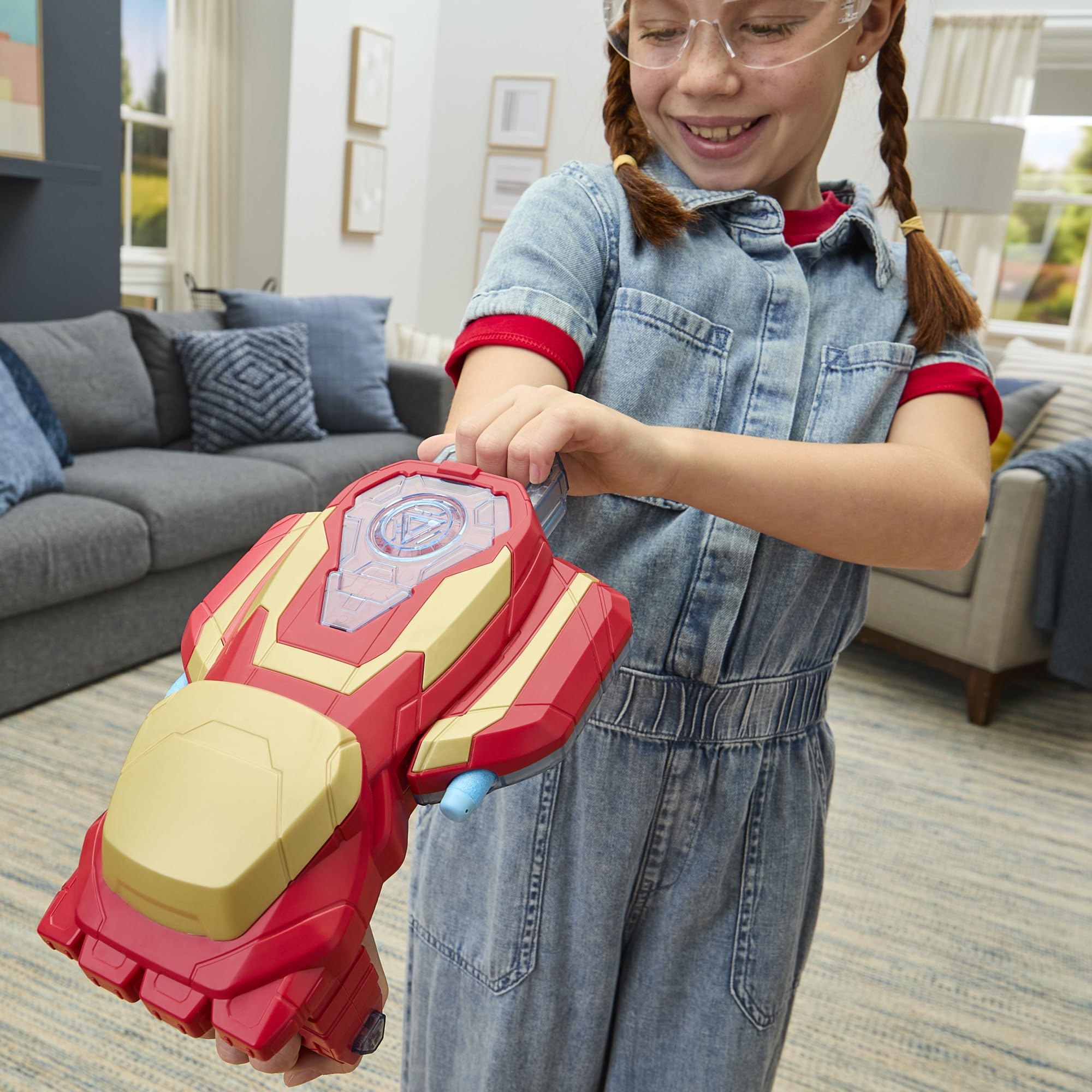 Foto 7 pulgar | Juguete De Rol Marvel Avengers Iron Man Arc Blaster Con 3 Dardos - Venta Internacional.