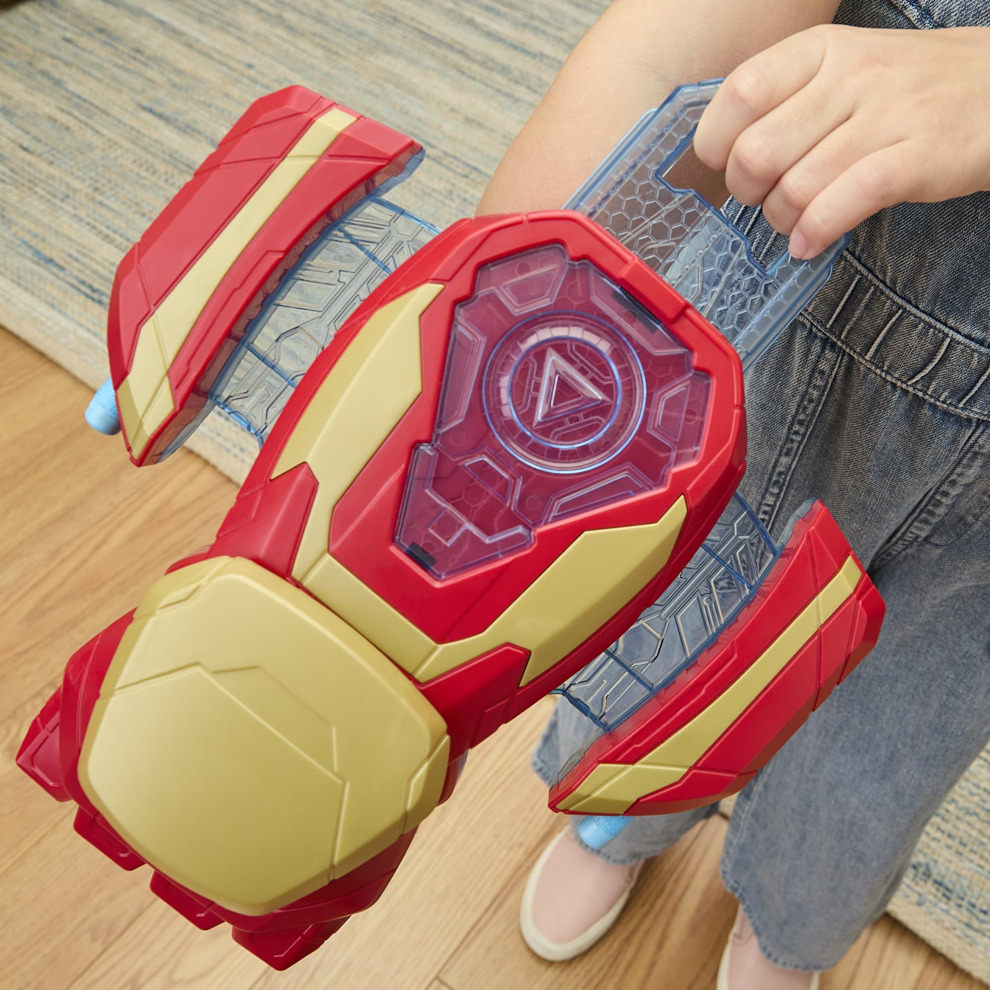 Foto 8 pulgar | Juguete De Rol Marvel Avengers Iron Man Arc Blaster Con 3 Dardos - Venta Internacional.