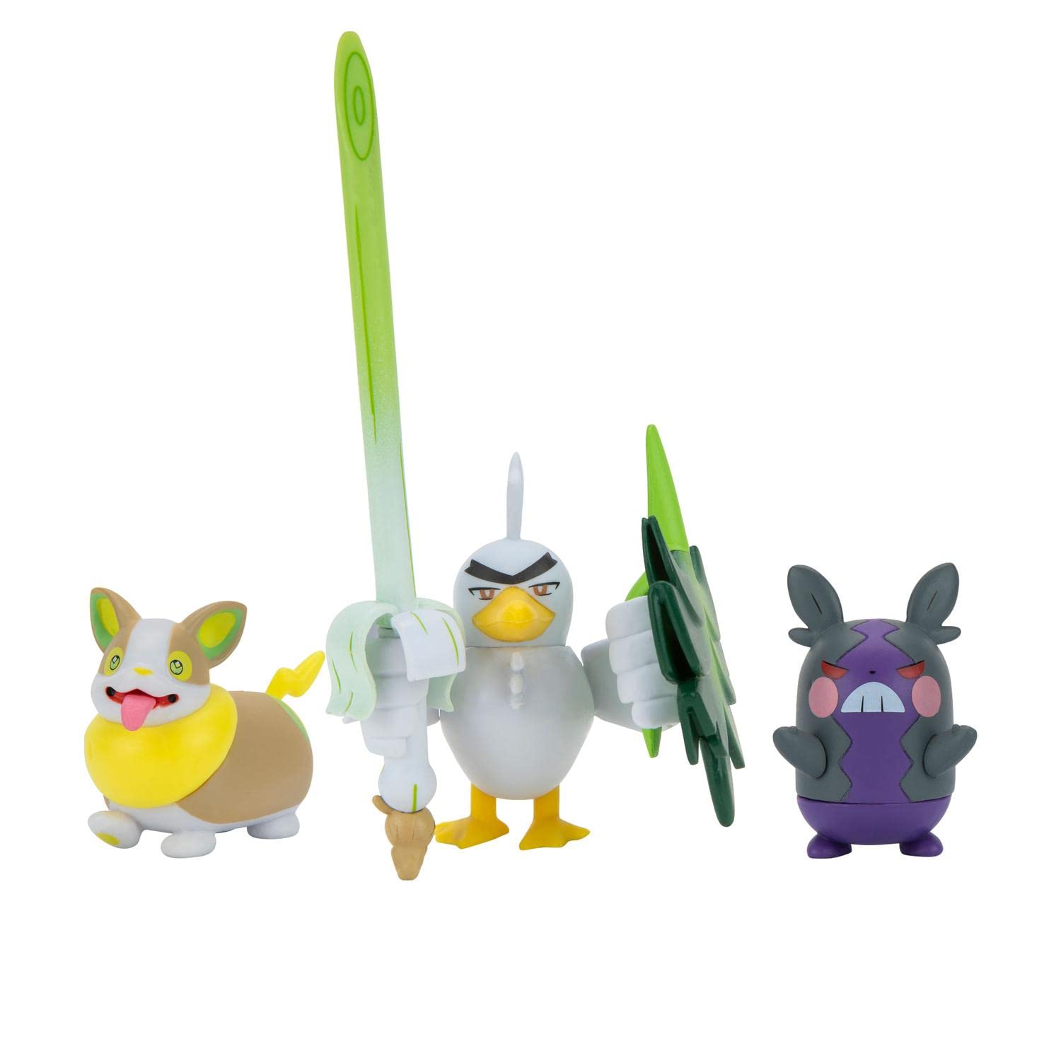 Foto 3 pulgar | Juego De Figuras De Batalla Pokémon Yamper, Hangry Morpeko, Paquete De 3 - Venta Internacional.