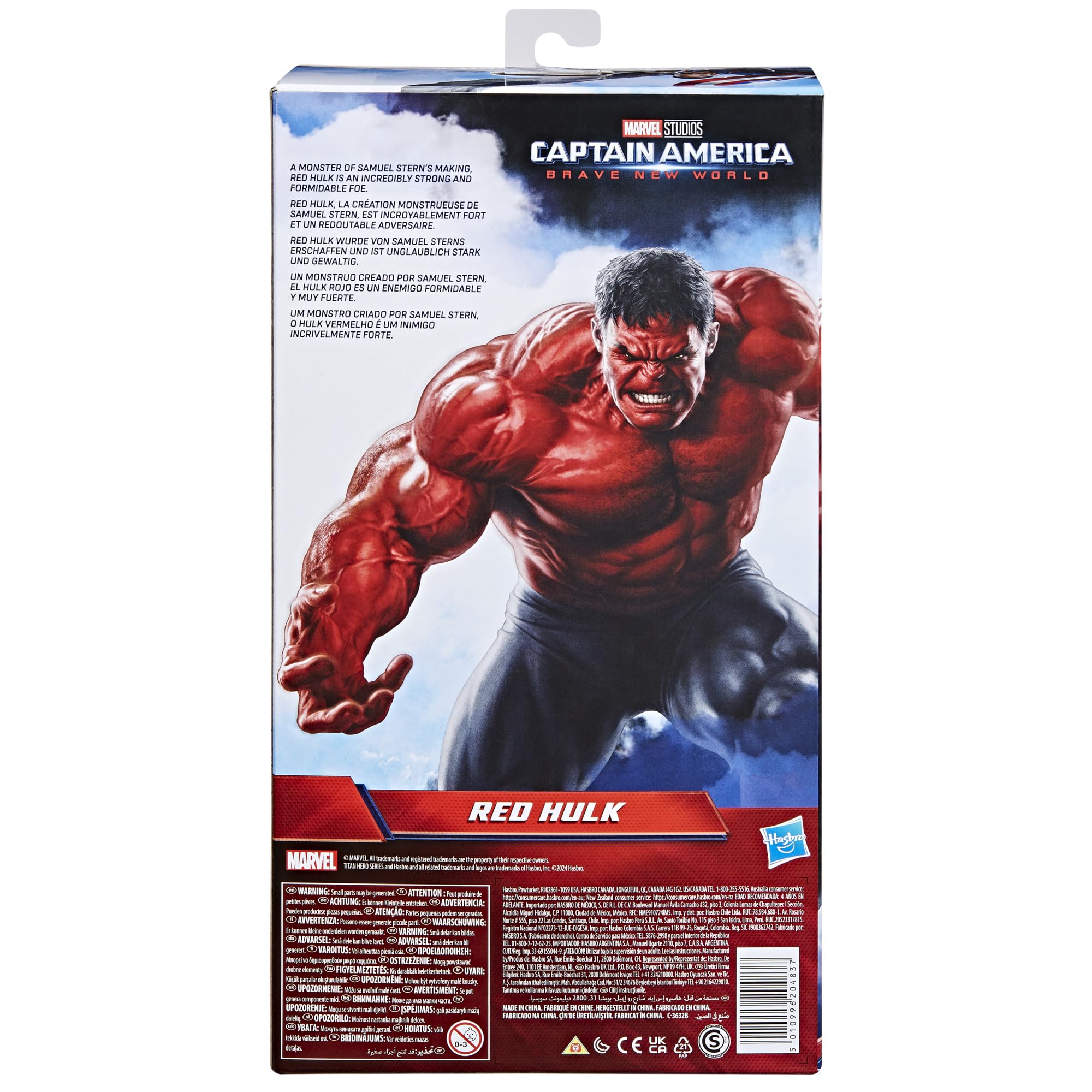 Foto 6 pulgar | Figura De Acción Marvel Studios Capitán América Red Hulk 30 Cm - Venta Internacional.