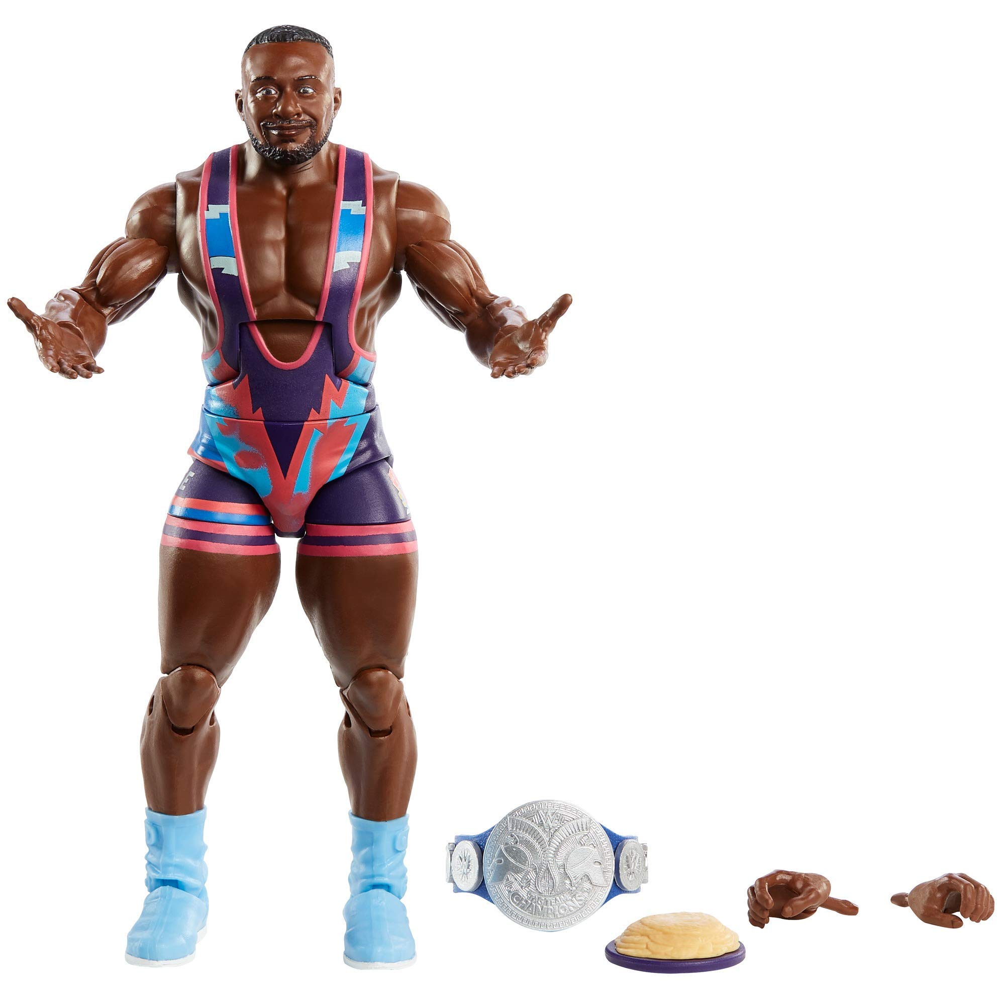 Figura De Acción Wwe Big E Elite Series #79 Con Accesorios - Venta Internacional.