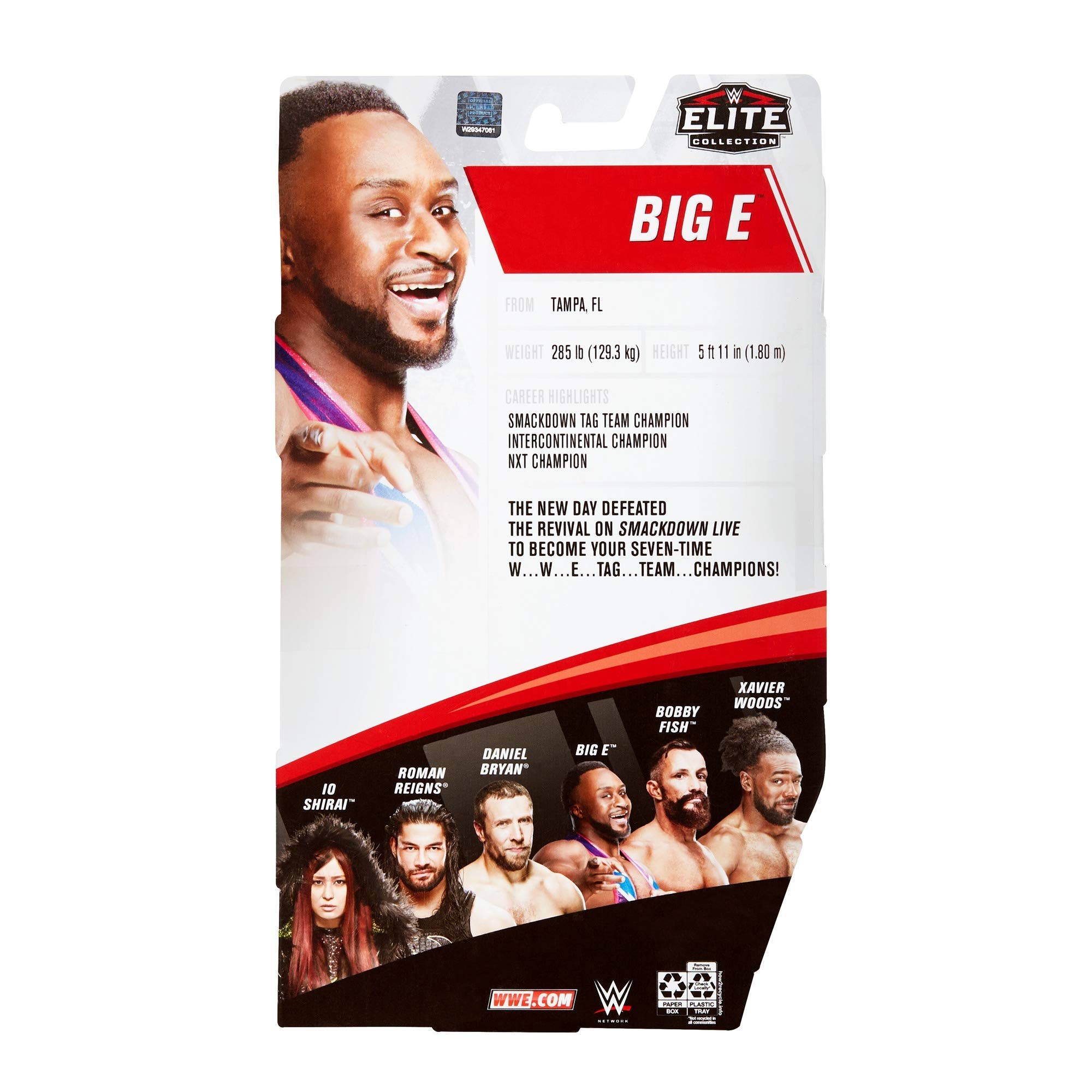 Foto 7 pulgar | Figura De Acción Wwe Big E Elite Series #79 Con Accesorios - Venta Internacional.