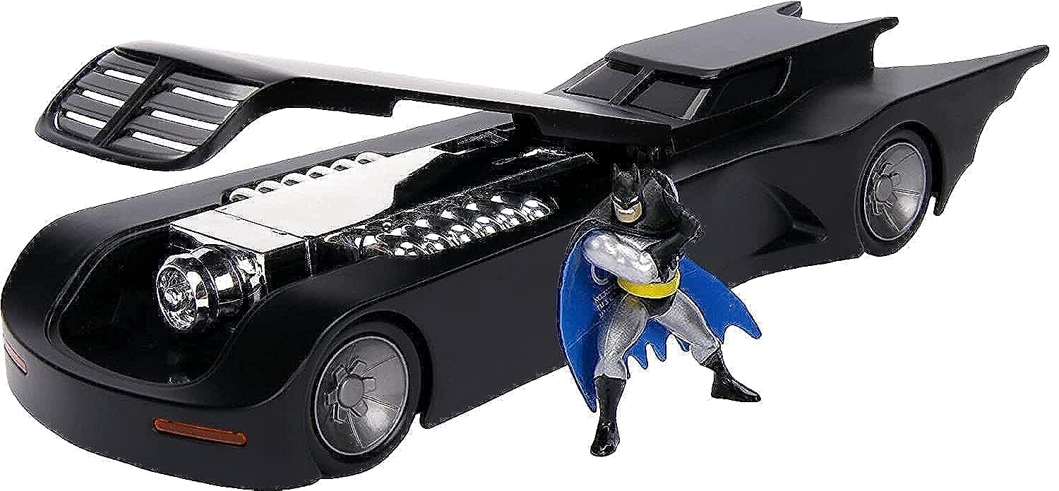 Foto 2 pulgar | Coche De Juguete Jada Toys Dc Comics 1:24 Batmóvil Animado De Batman - Venta Internacional.