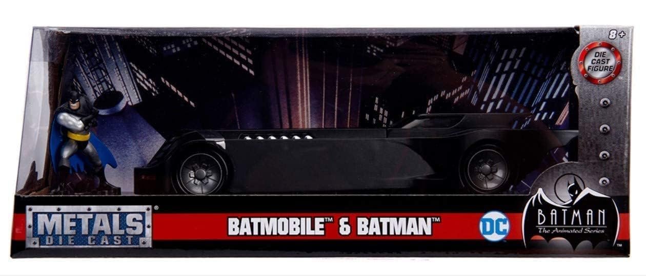 Foto 4 pulgar | Coche De Juguete Jada Toys Dc Comics 1:24 Batmóvil Animado De Batman - Venta Internacional.