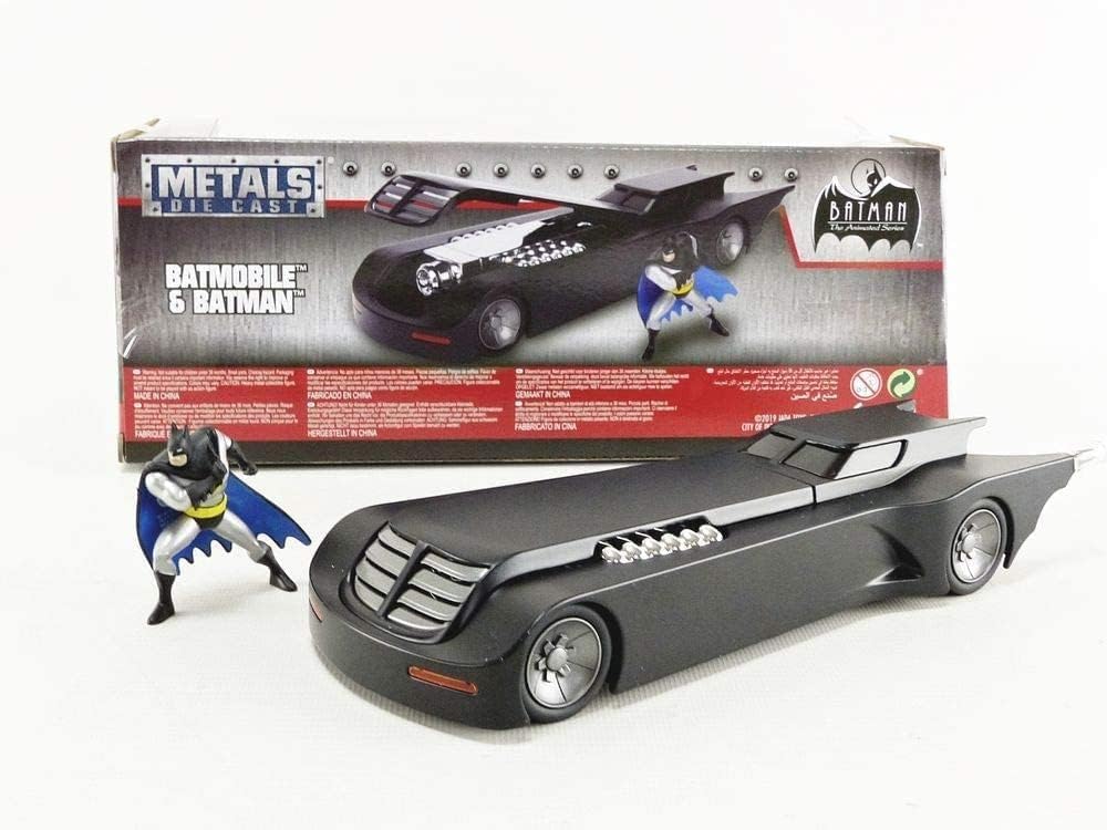 Foto 5 pulgar | Coche De Juguete Jada Toys Dc Comics 1:24 Batmóvil Animado De Batman - Venta Internacional.