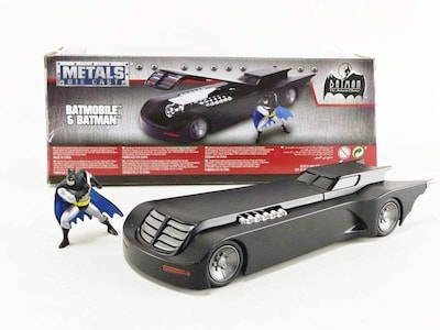 Foto 4 | Coche De Juguete Jada Toys Dc Comics 1:24 Batmóvil Animado De Batman - Venta Internacional.