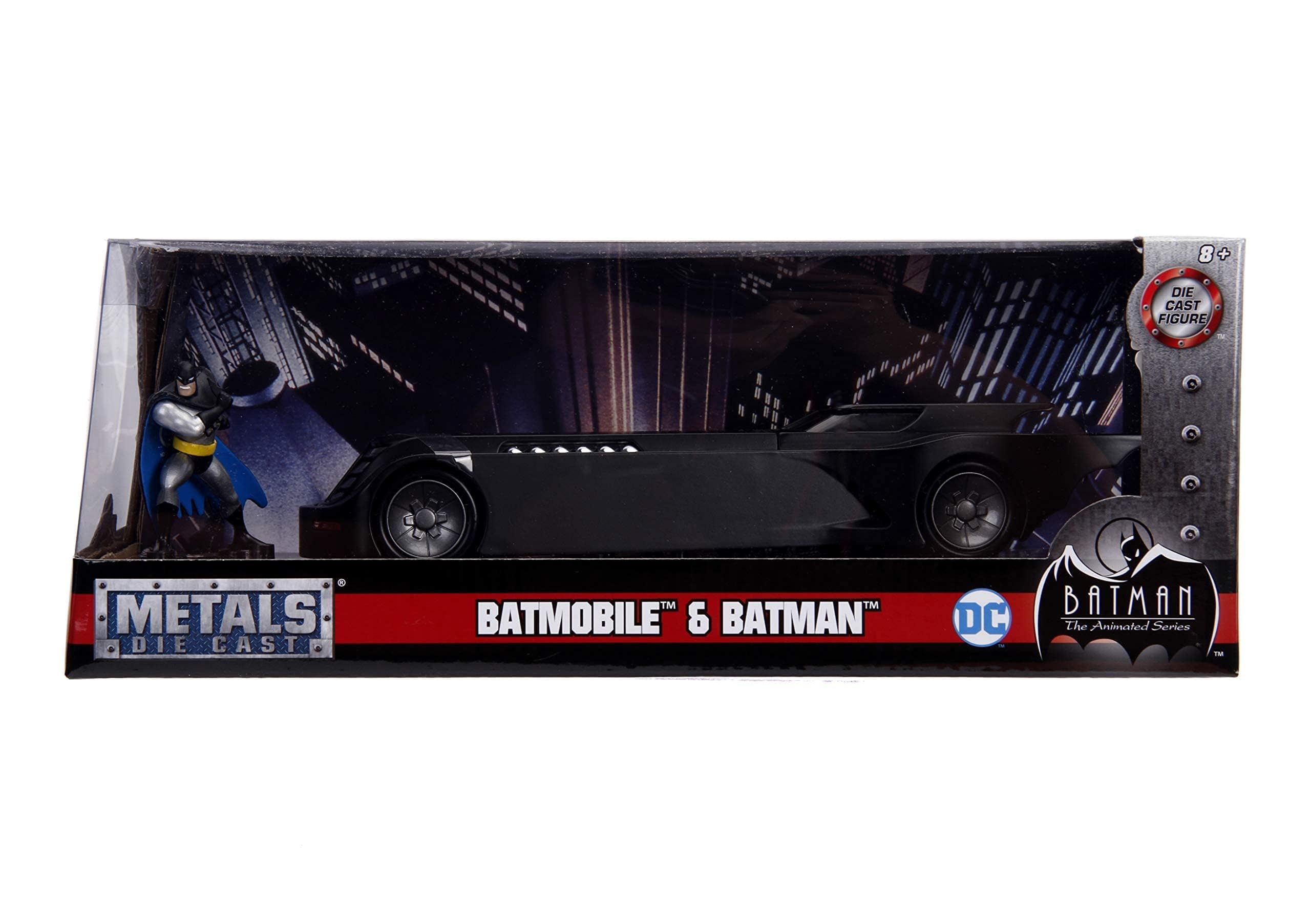 Foto 8 pulgar | Coche De Juguete Jada Toys Dc Comics 1:24 Batmóvil Animado De Batman - Venta Internacional.