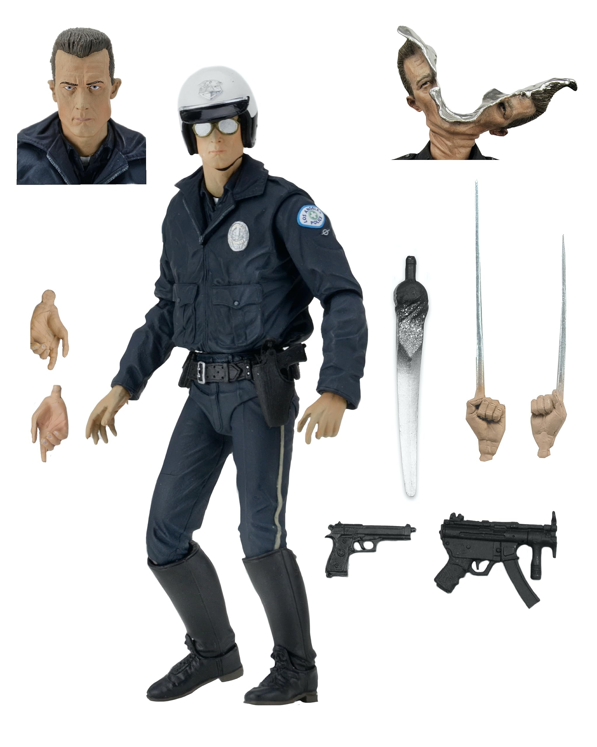 Foto 2 pulgar | Figura De Acción Neca Collectible Ultimate T-1000 Motorcycle Cop - Venta Internacional.