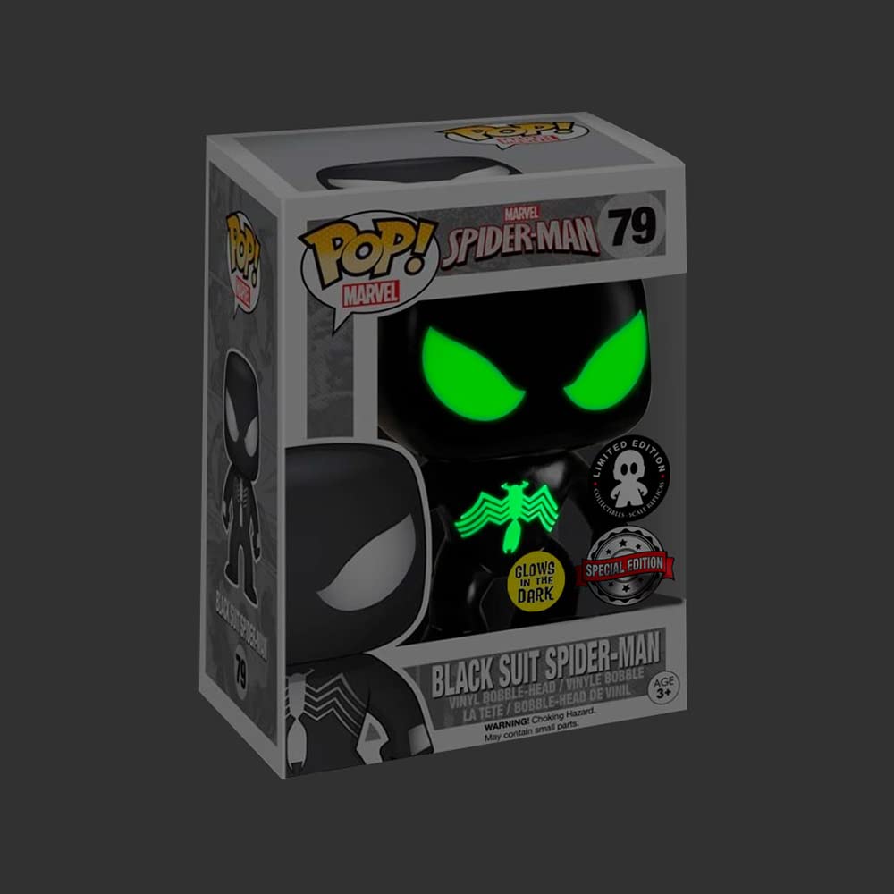 Foto 5 pulgar | ¡funko Pop! Traje Negro De Spider-man Spider-man Gitd #79 - Venta Internacional.