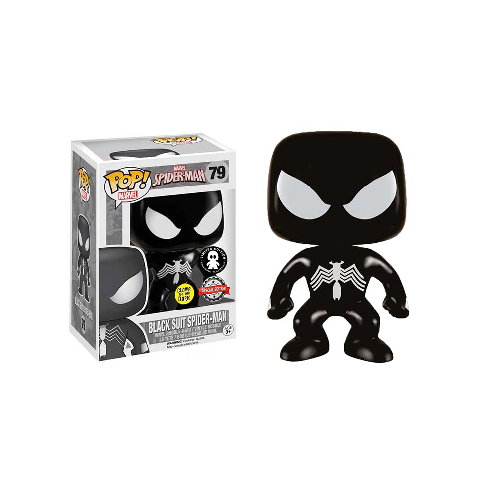 Foto 6 pulgar | ¡funko Pop! Traje Negro De Spider-man Spider-man Gitd #79 - Venta Internacional.