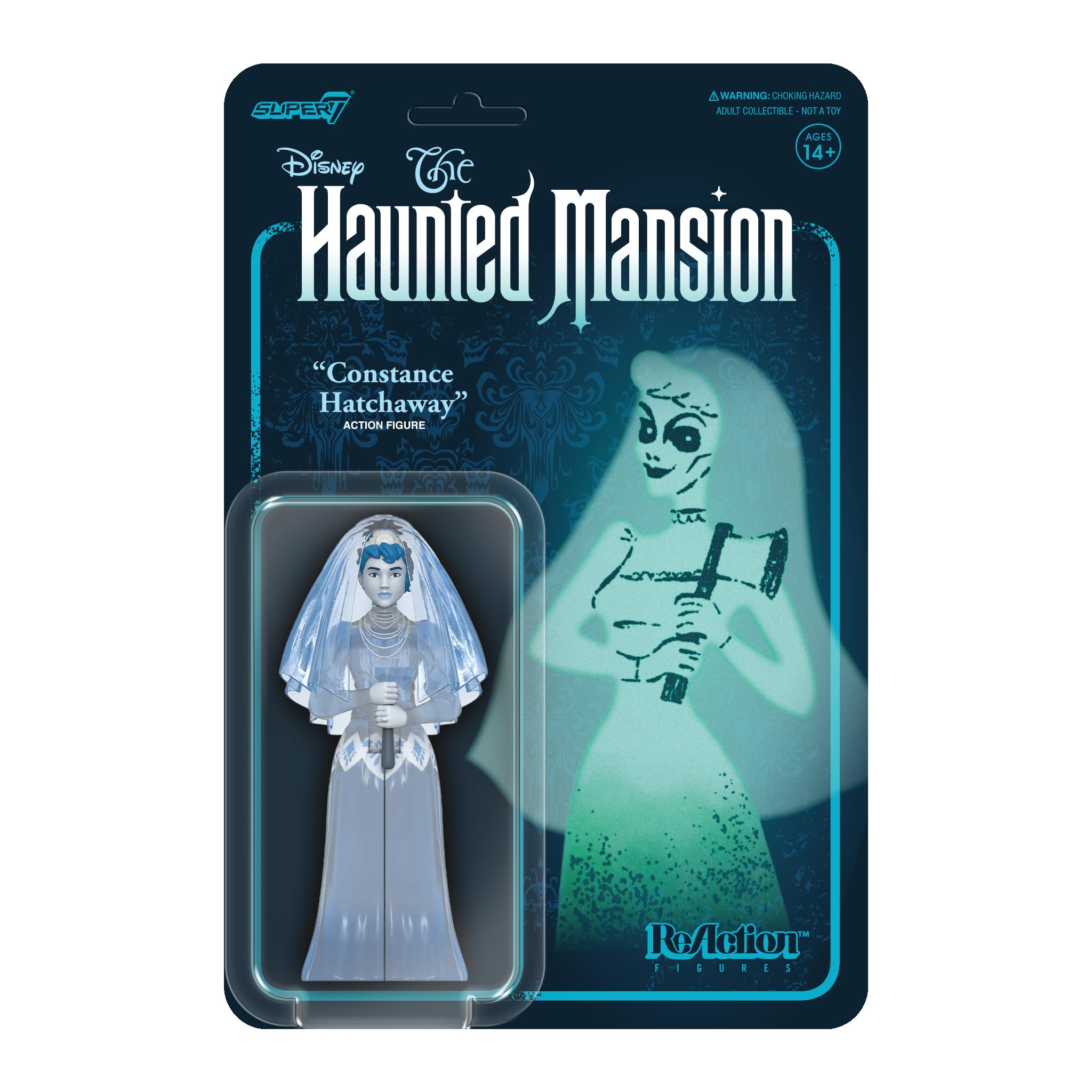 Figura De Acción Super7 Disney Haunted Mansion Constance 3.75 - Venta Internacional.