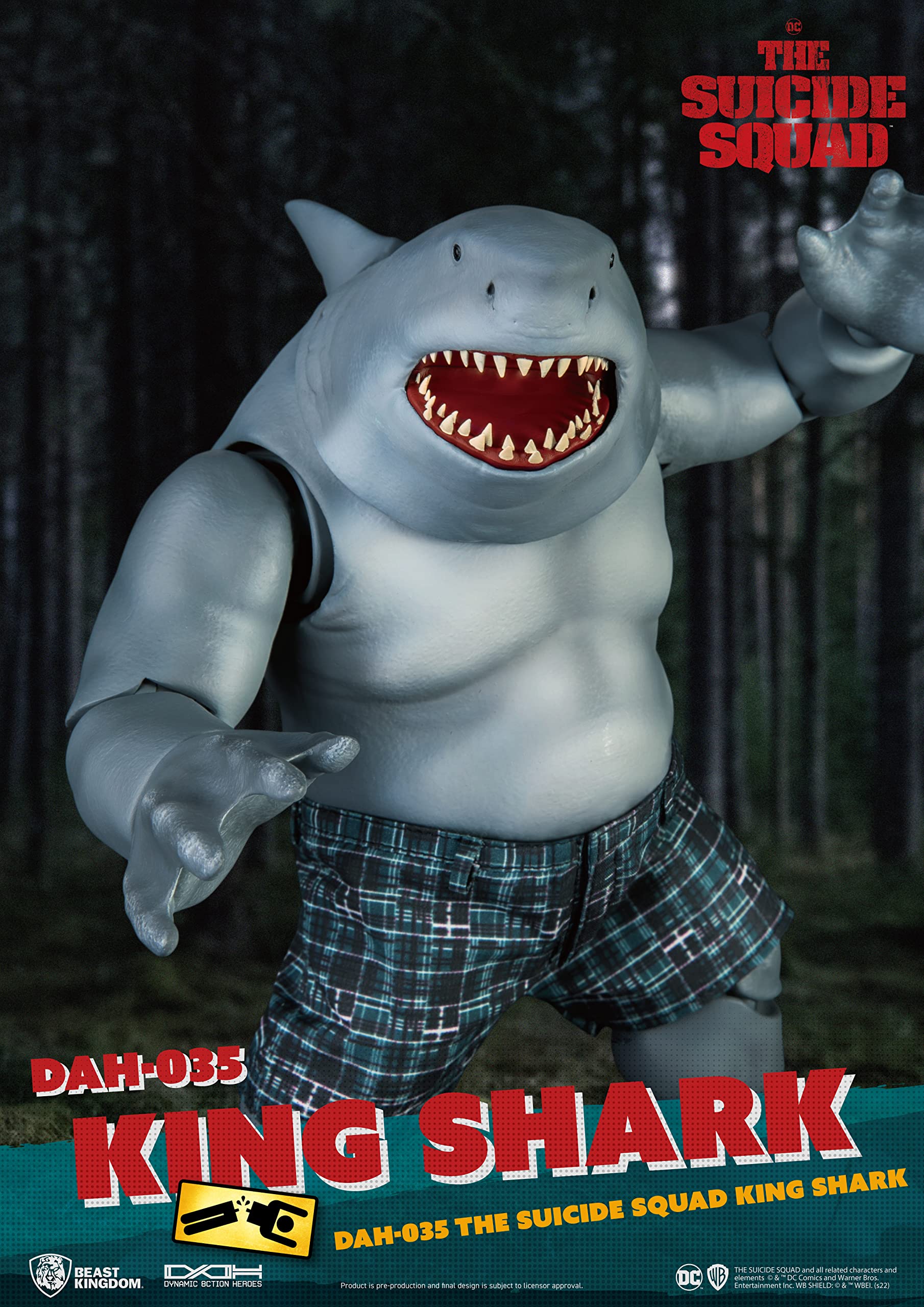 Foto 6 pulgar | Figura De Acción Beast Kingdom The Suicide Squad King Shark - Venta Internacional.