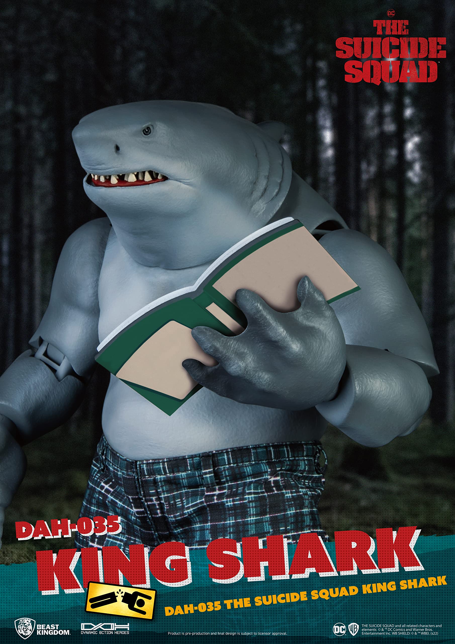 Foto 7 pulgar | Figura De Acción Beast Kingdom The Suicide Squad King Shark - Venta Internacional.