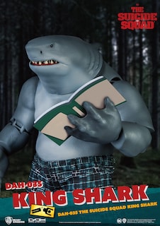 Foto 6 | Figura De Acción Beast Kingdom The Suicide Squad King Shark - Venta Internacional.