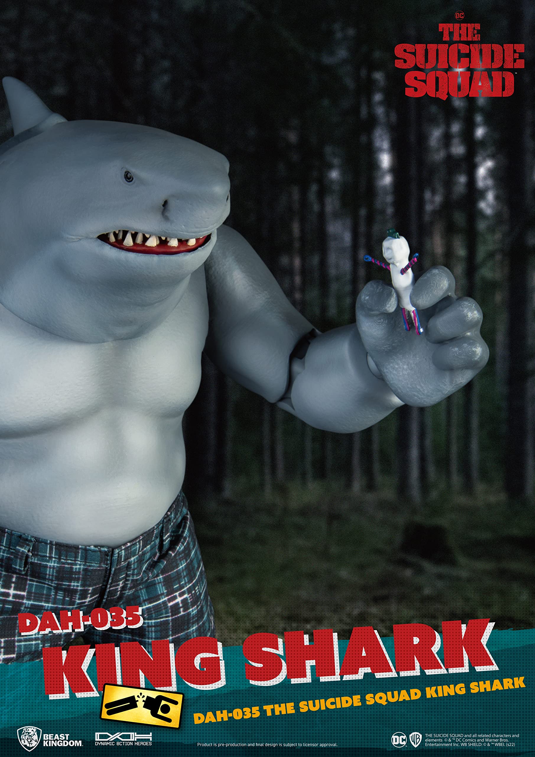 Foto 8 pulgar | Figura De Acción Beast Kingdom The Suicide Squad King Shark - Venta Internacional.