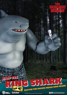 Foto 7 | Figura De Acción Beast Kingdom The Suicide Squad King Shark - Venta Internacional.