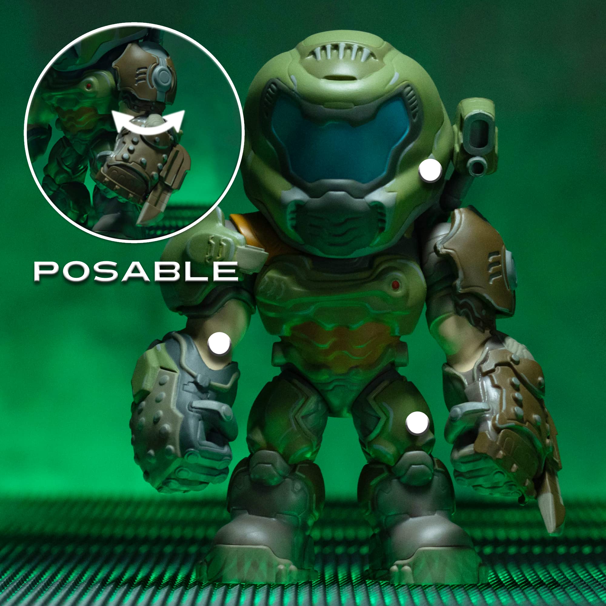 Foto 4 pulgar | Figura de Juguete Numskull Doom Slayer Doom Eternal Collectible - Venta Internacional