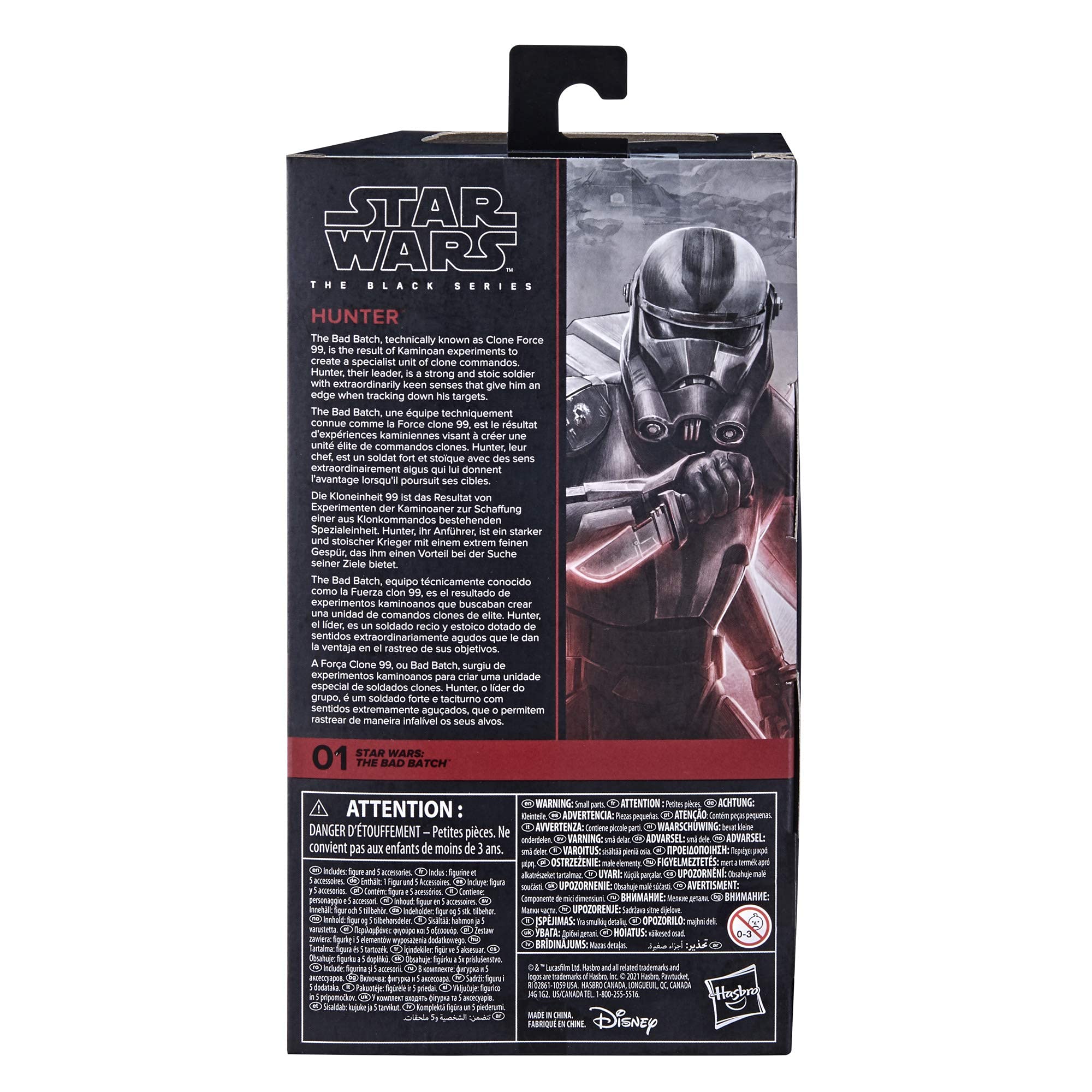 Foto 4 pulgar | Figura de Acción Star Wars The Black Series Bad Batch Hunter - Venta Internacional