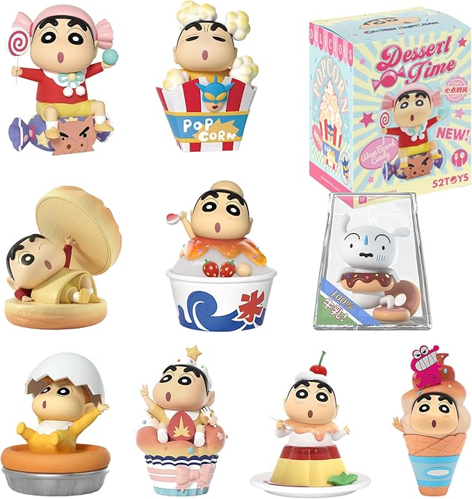 Foto 2 pulgar | Lápiz Para Figuras Blind Box, Serie Shin Chan Dessert Time - Venta Internacional.