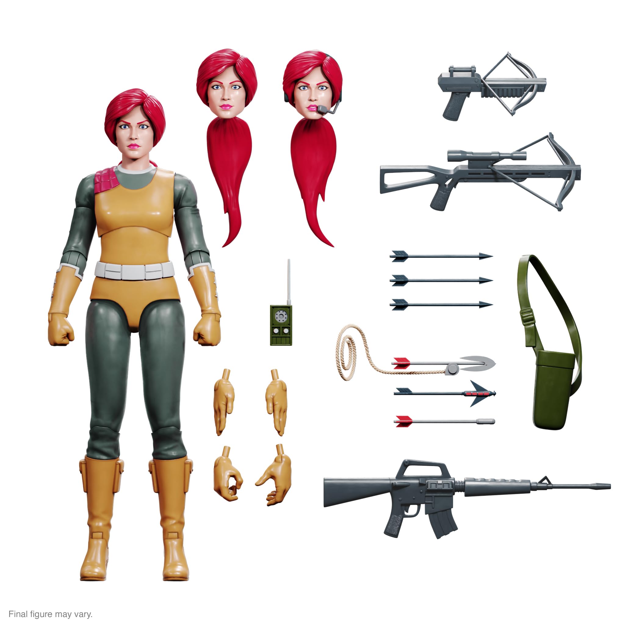 Figura De Acción Super7 Ultimates! G.i. Joe Scarlett, 18 Cm - Venta Internacional.