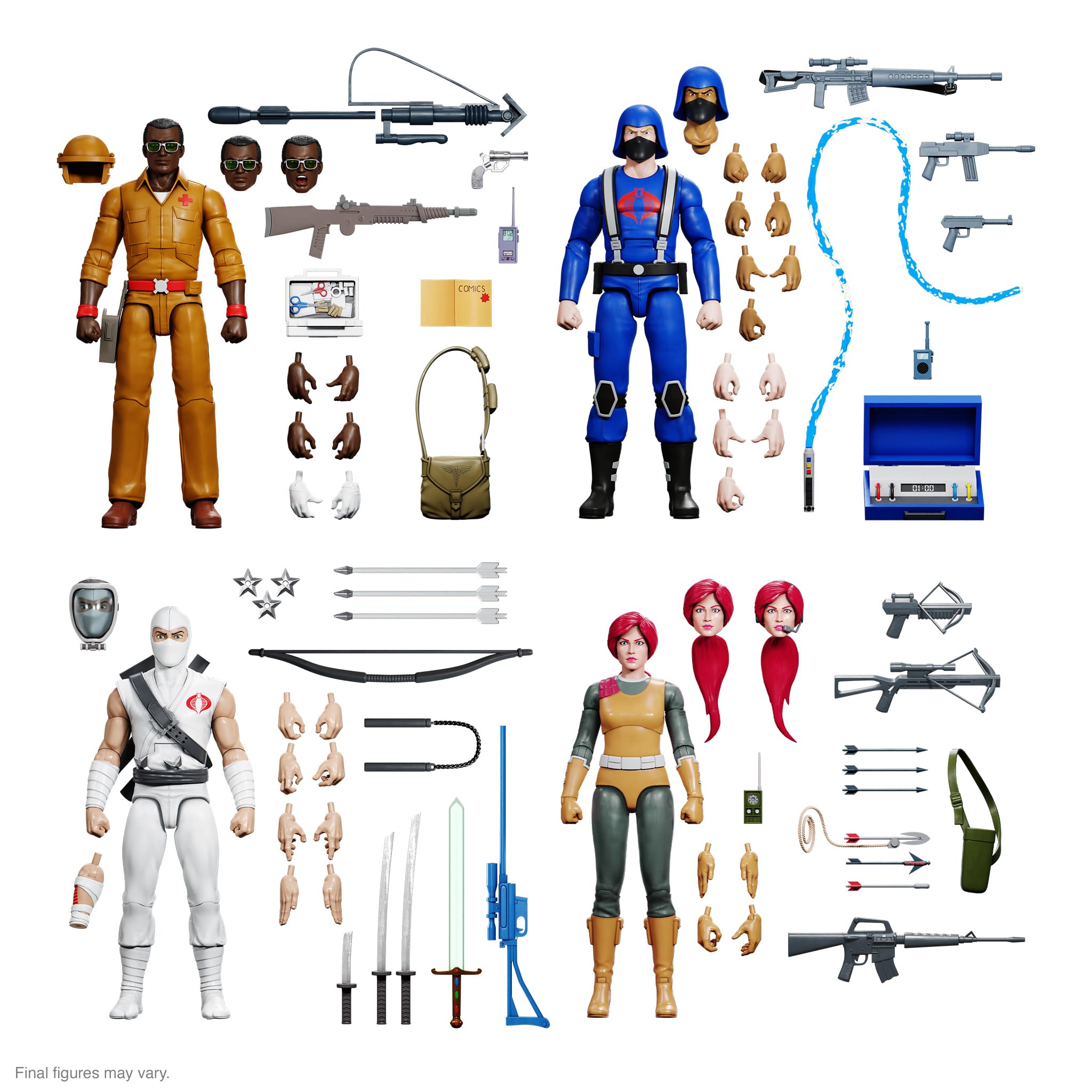 Foto 8 pulgar | Figura De Acción Super7 Ultimates! G.i. Joe Scarlett, 18 Cm - Venta Internacional.