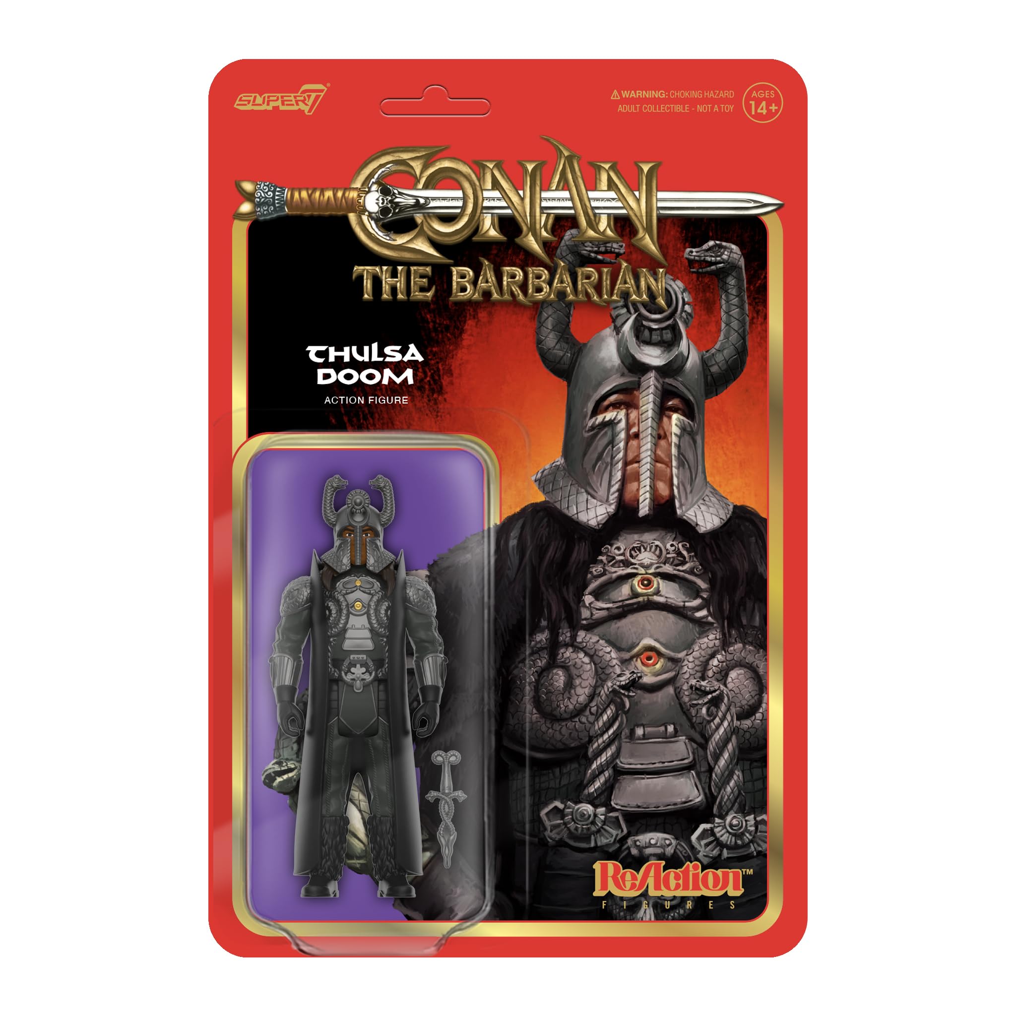 Figura De Acción Super7 Conan The Barbarian Thulsa Doom - Venta Internacional.
