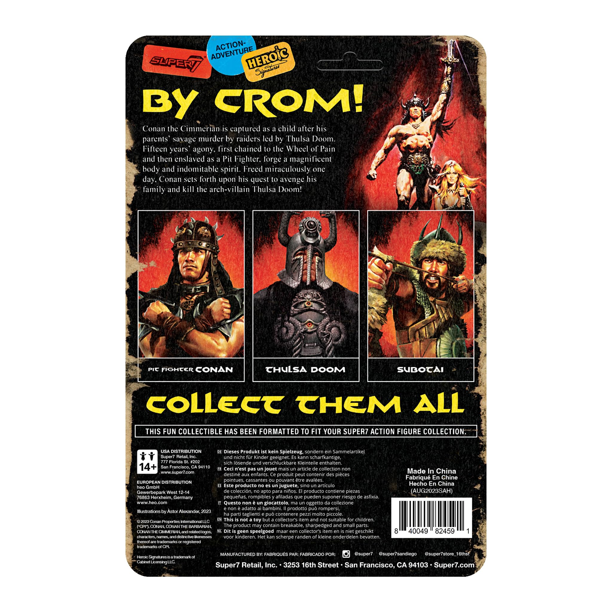 Foto 4 pulgar | Figura De Acción Super7 Conan The Barbarian Thulsa Doom - Venta Internacional.