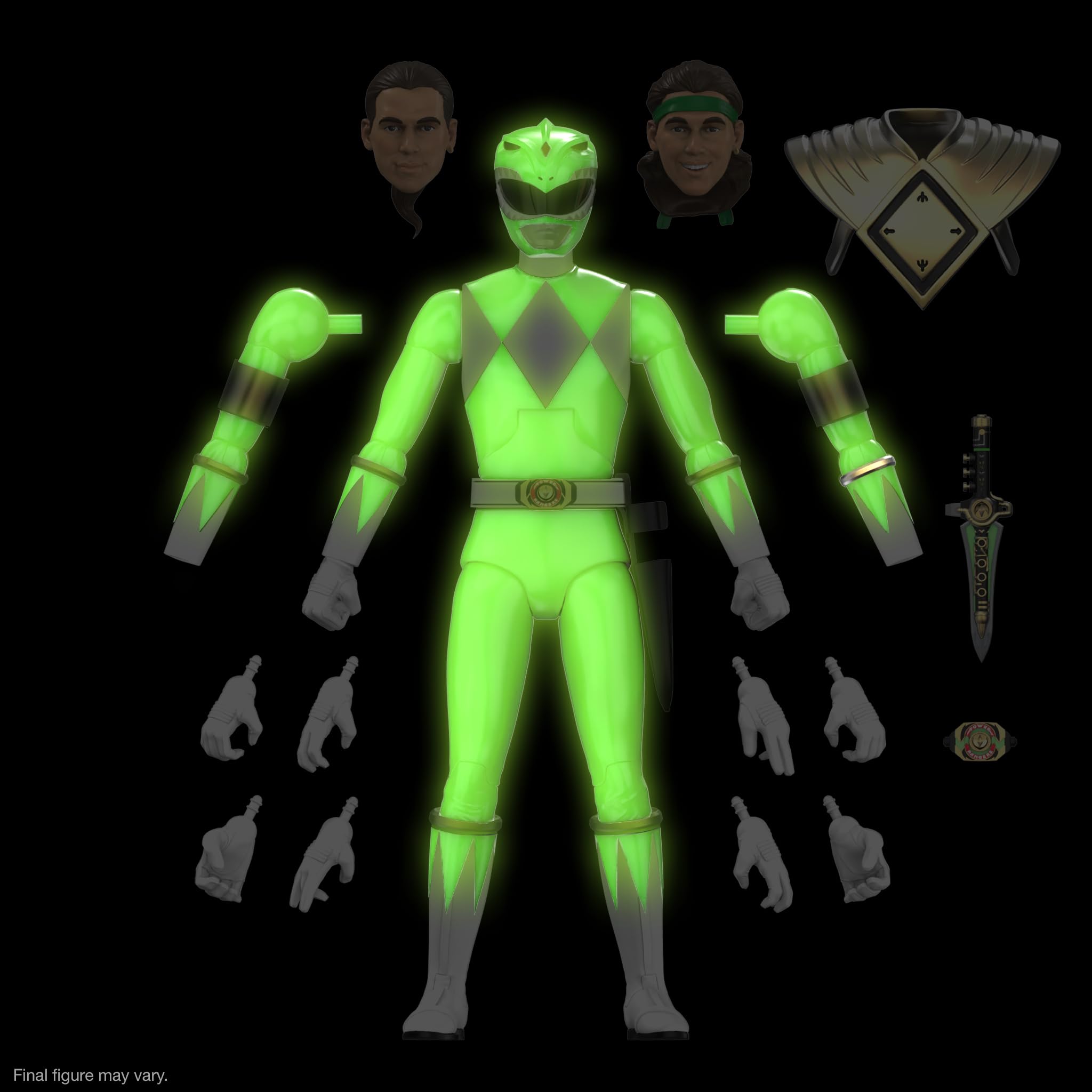 Foto 3 pulgar | Figura De Acción Super7 Mighty Morphin Power Rangers Green Ranger - Venta Internacional.