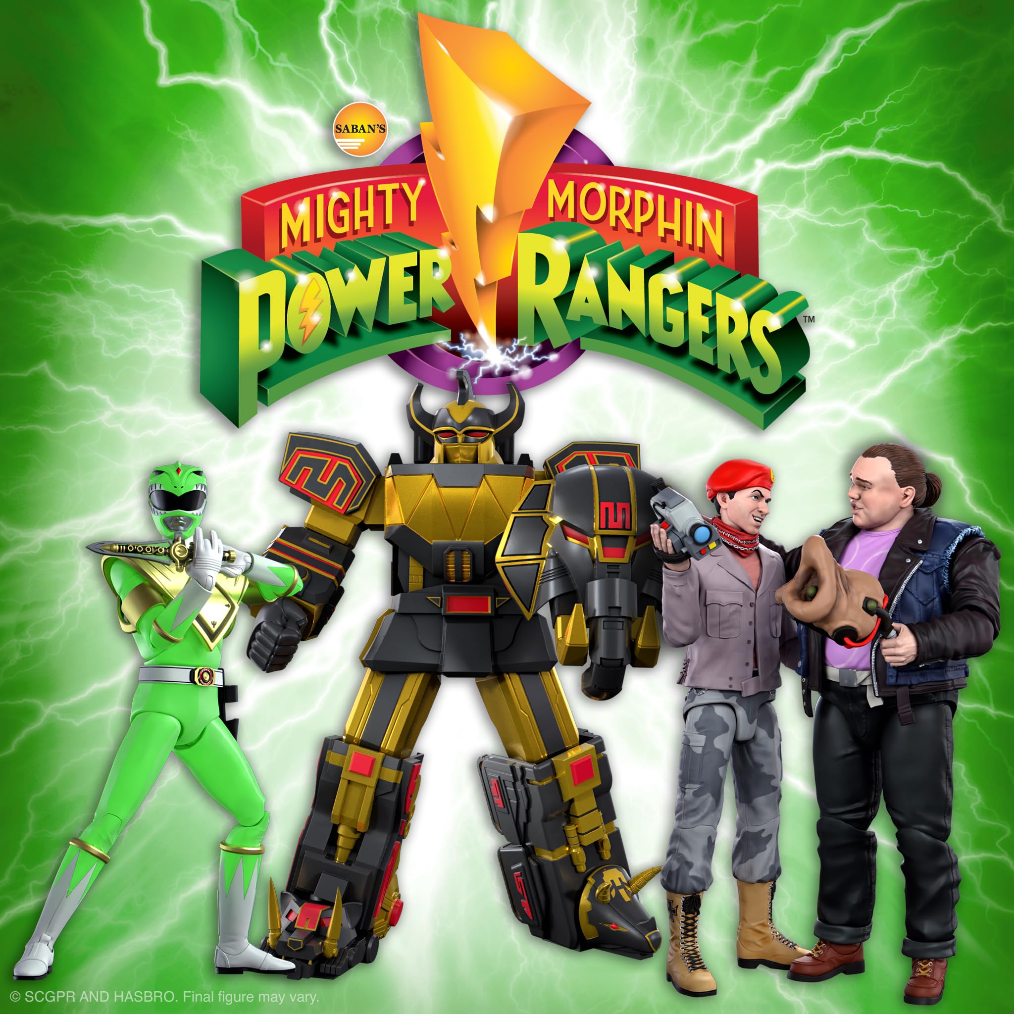 Foto 5 pulgar | Figura De Acción Super7 Mighty Morphin Power Rangers Green Ranger - Venta Internacional.