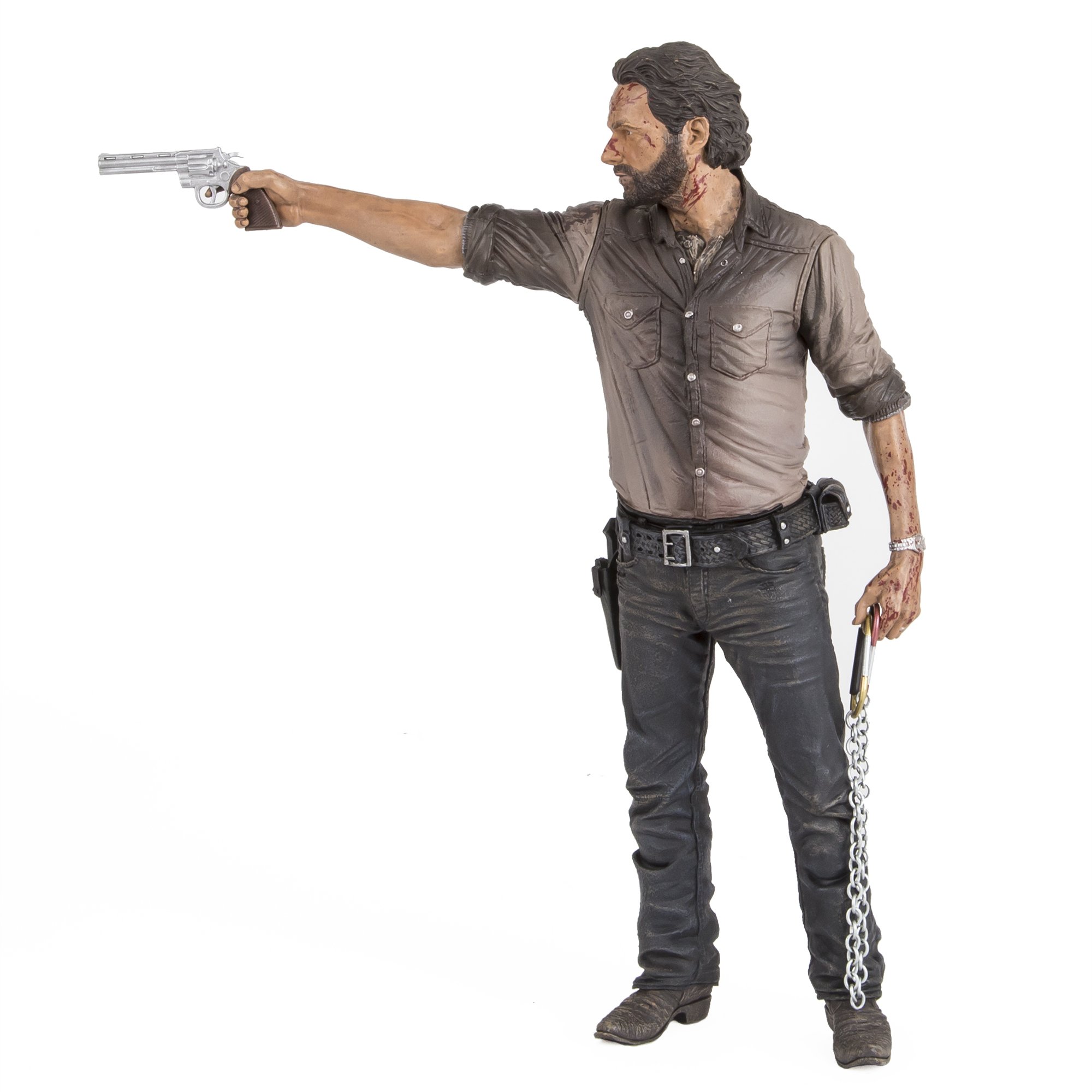 Foto 3 pulgar | Figura De Acción Mcfarlane Toys The Walking Dead Tv 10 Rick Grimes Vigilante - Venta Internacional.