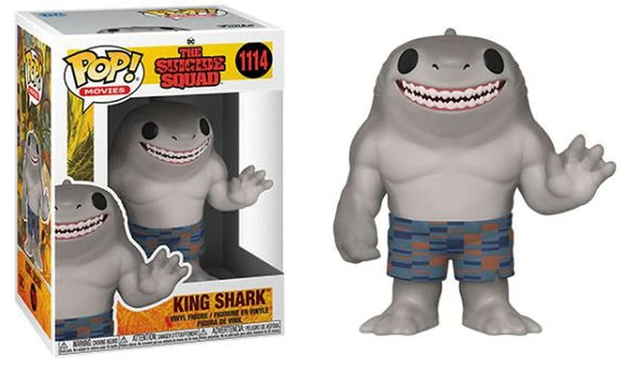 Foto 7 pulgar | Figura De Vinilo Funko Pop! Suicide Squad King Shark, 9,5 Cm, Con Caja - Venta Internacional.