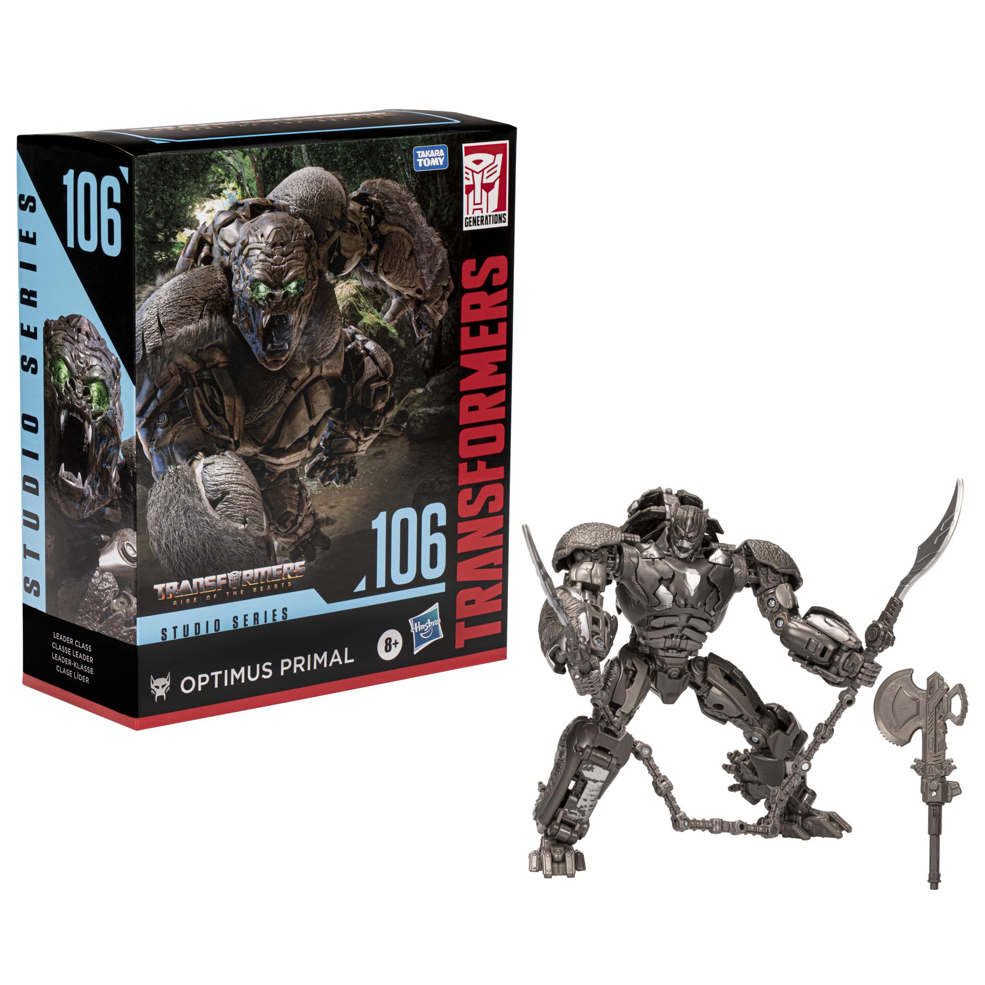 Foto 4 pulgar | Figura De Acción Transformers Studio Series Leader 106 Optimus Primal - Venta Internacional.