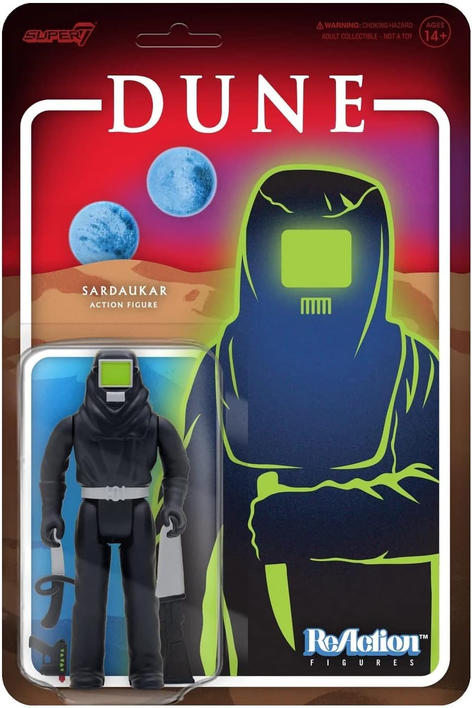 Figura De Acción Super7 Dune Sardaukar Warrior De 9,5 Cm Con Acc - Venta Internacional.