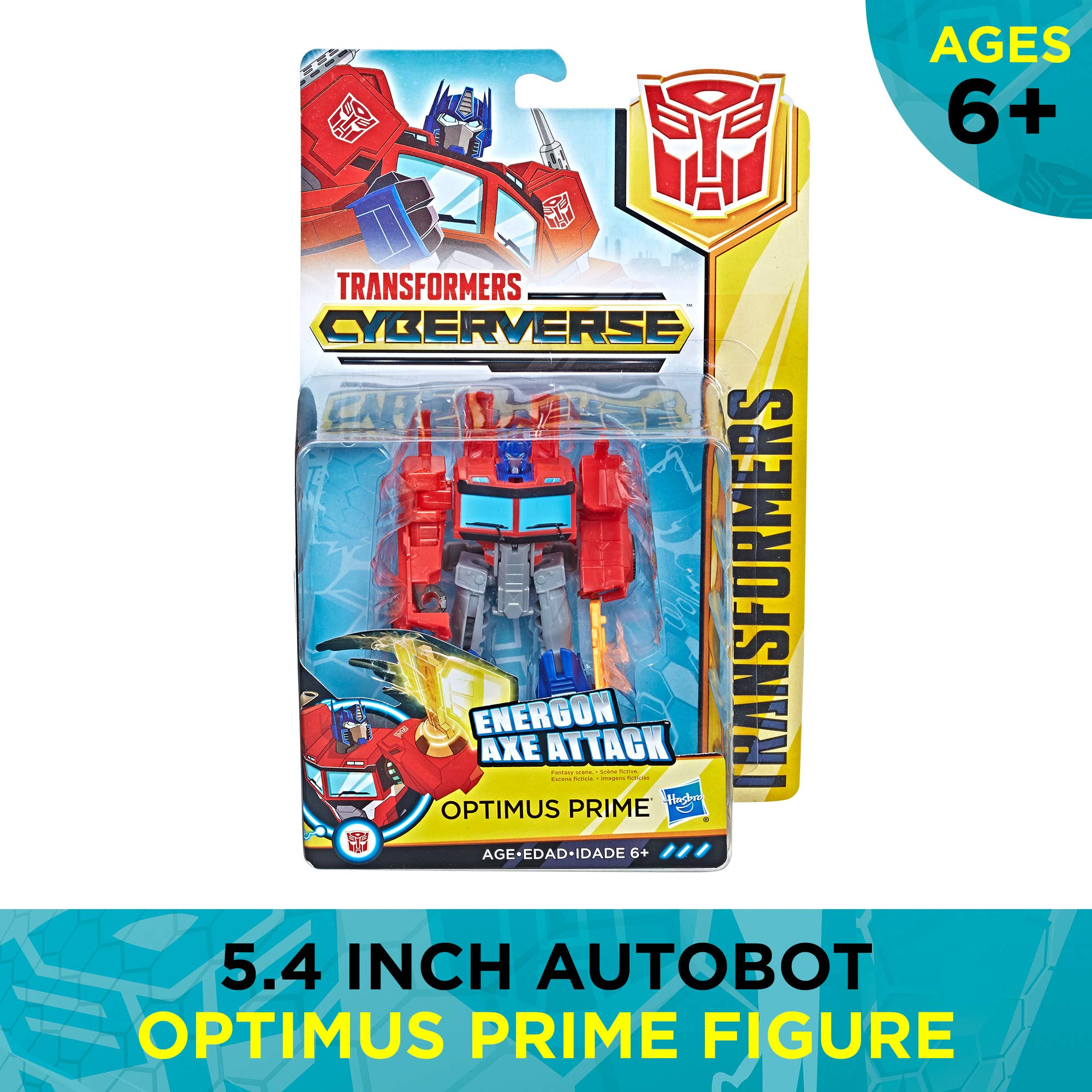 Foto 3 pulgar | Figura De Acción Transformers Cyberverse Warrior Optimus Prime - Venta Internacional.