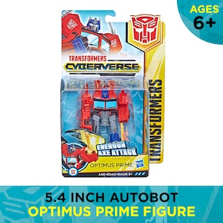 Foto 2 | Figura De Acción Transformers Cyberverse Warrior Optimus Prime - Venta Internacional.