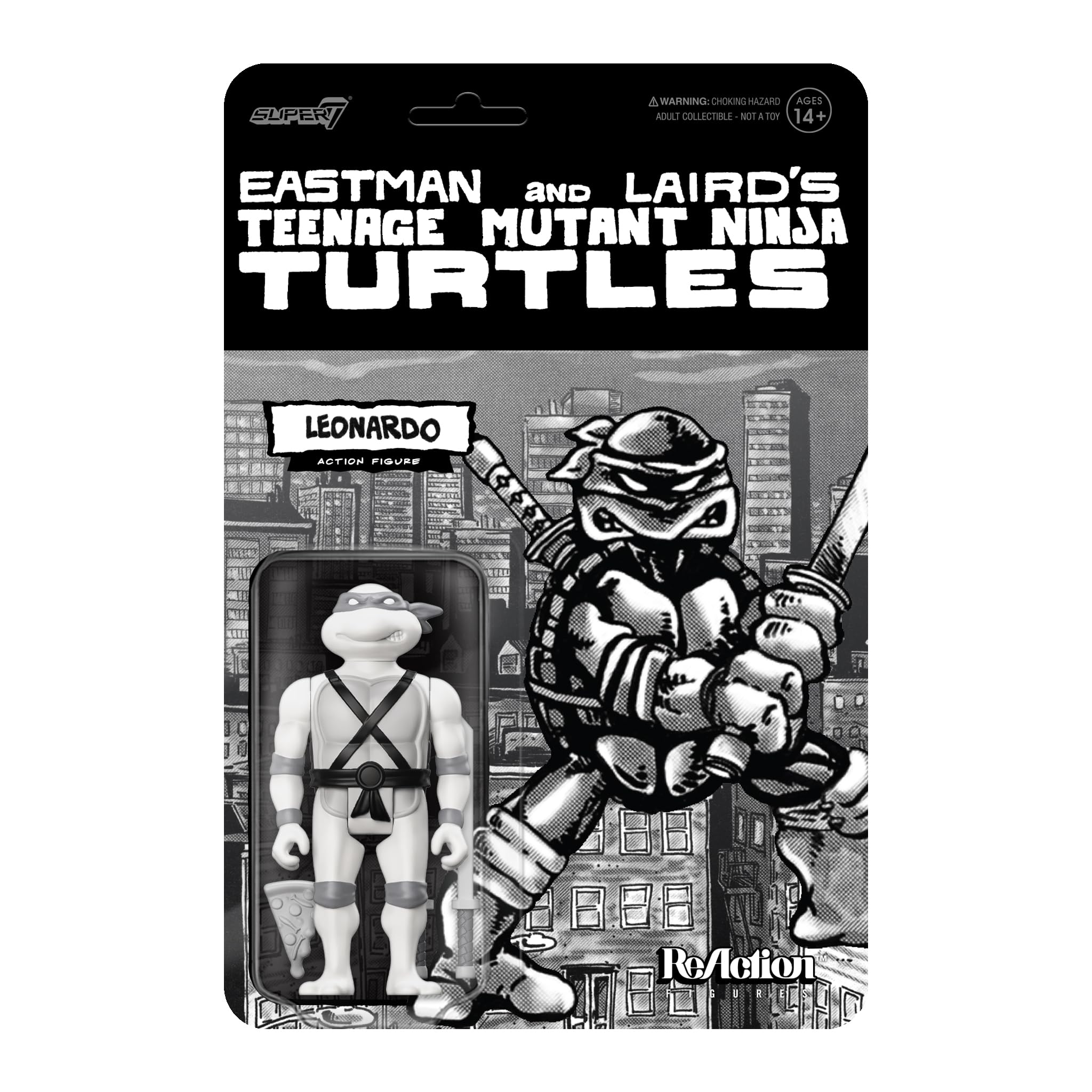 Figura De Acción Super7 Teenage Mutant Ninja Turtles Leonardo - Venta Internacional.