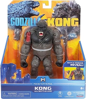 Foto 1 | Figura De Acción Playmates Godzilla Vs Kong Con Hacha De Batalla - Venta Internacional.