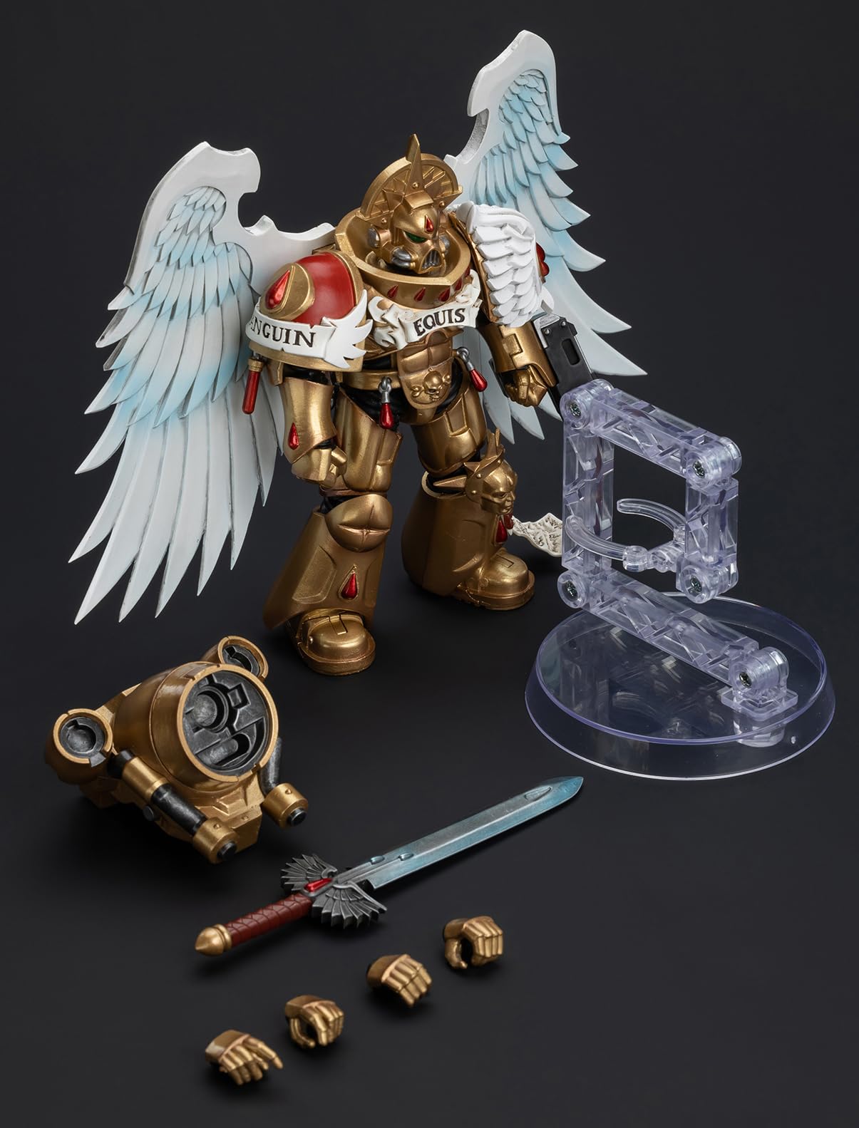 Foto 8 pulgar | Figura De Acción Joytoy Warhammer 40k Blood Angels Sanguinary Guard - Venta Internacional.