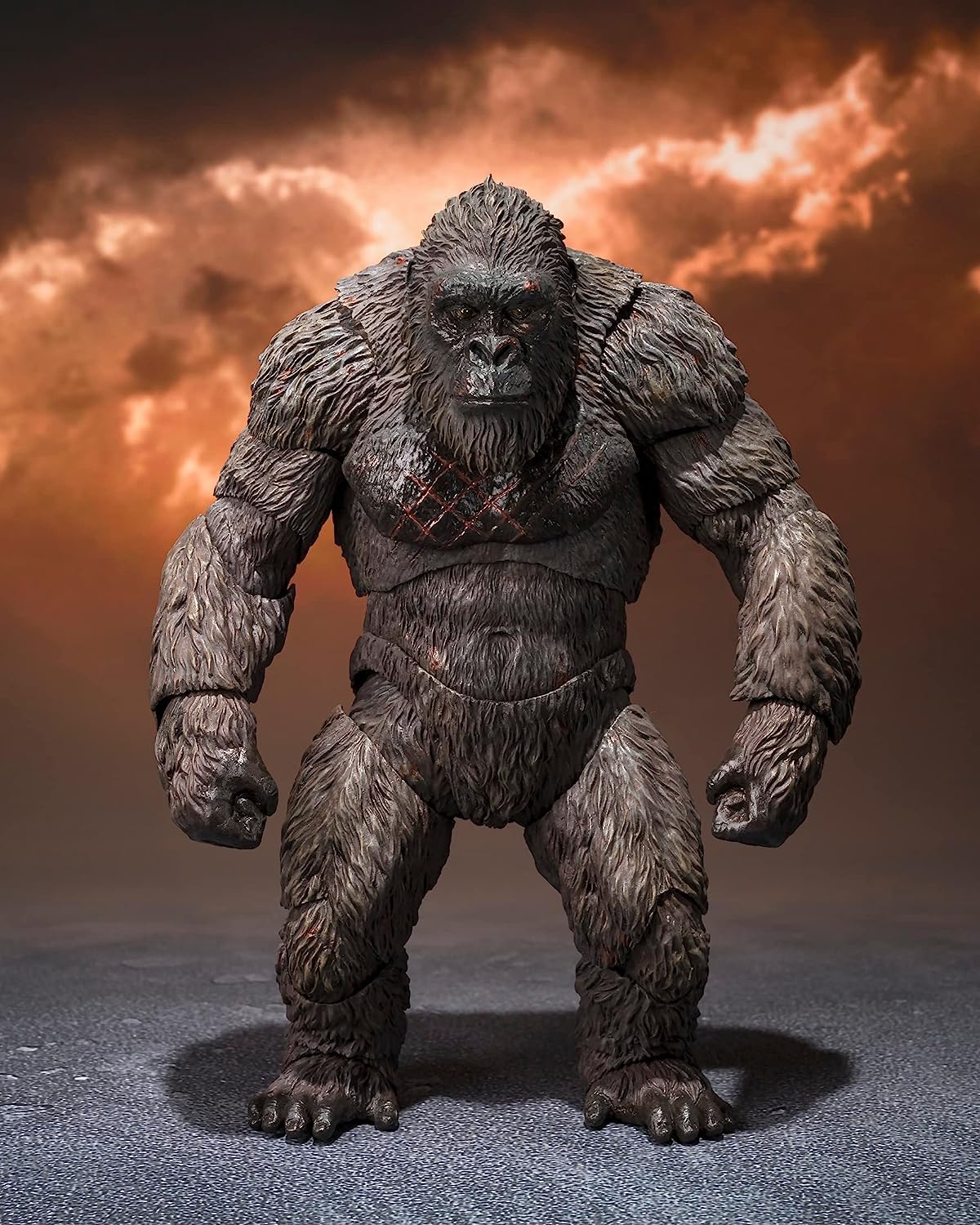 Foto 4 pulgar | Figura De Acción Tamashii Nations Godzilla Vs Kong 2021 Kong - Venta Internacional.
