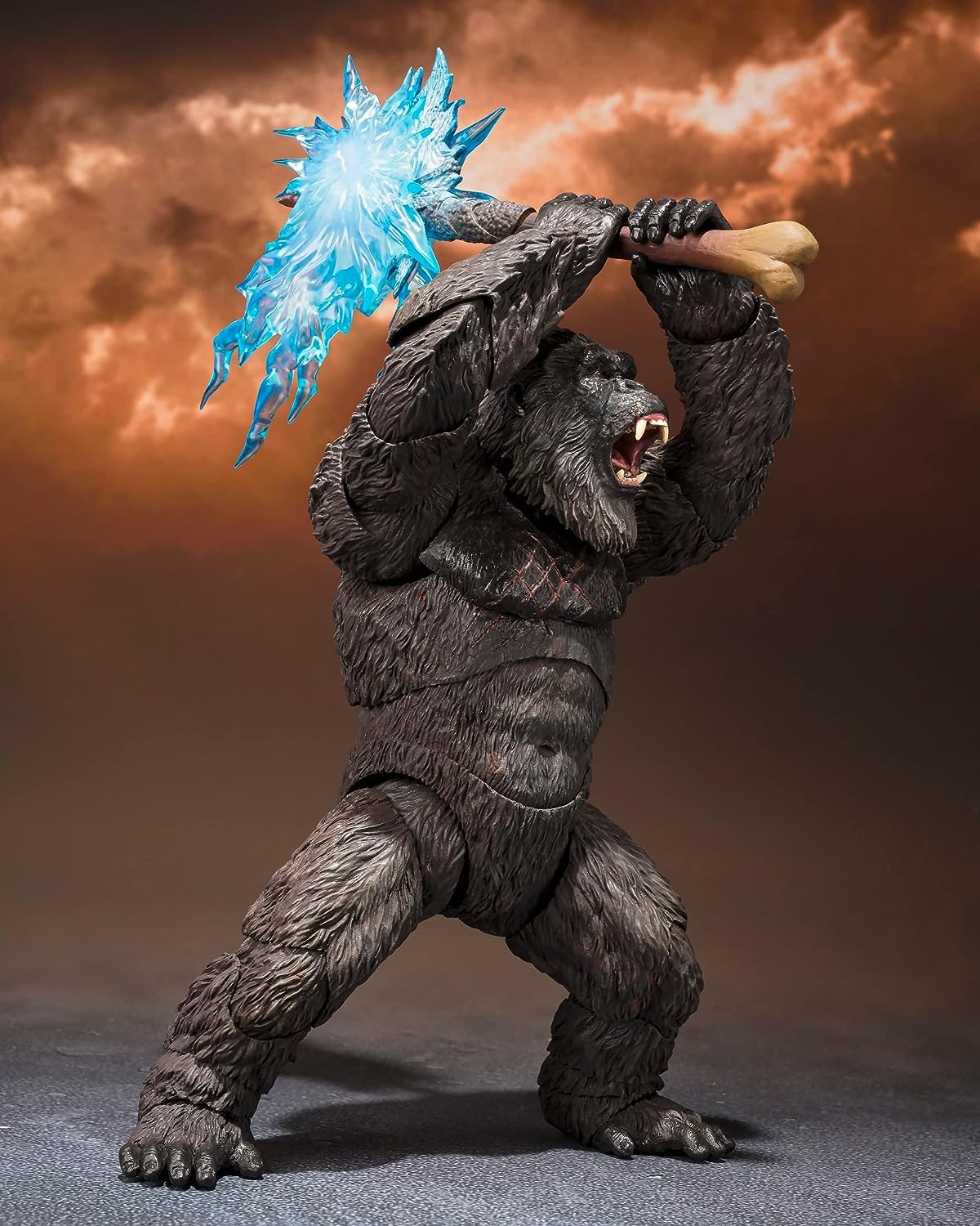 Foto 5 pulgar | Figura De Acción Tamashii Nations Godzilla Vs Kong 2021 Kong - Venta Internacional.