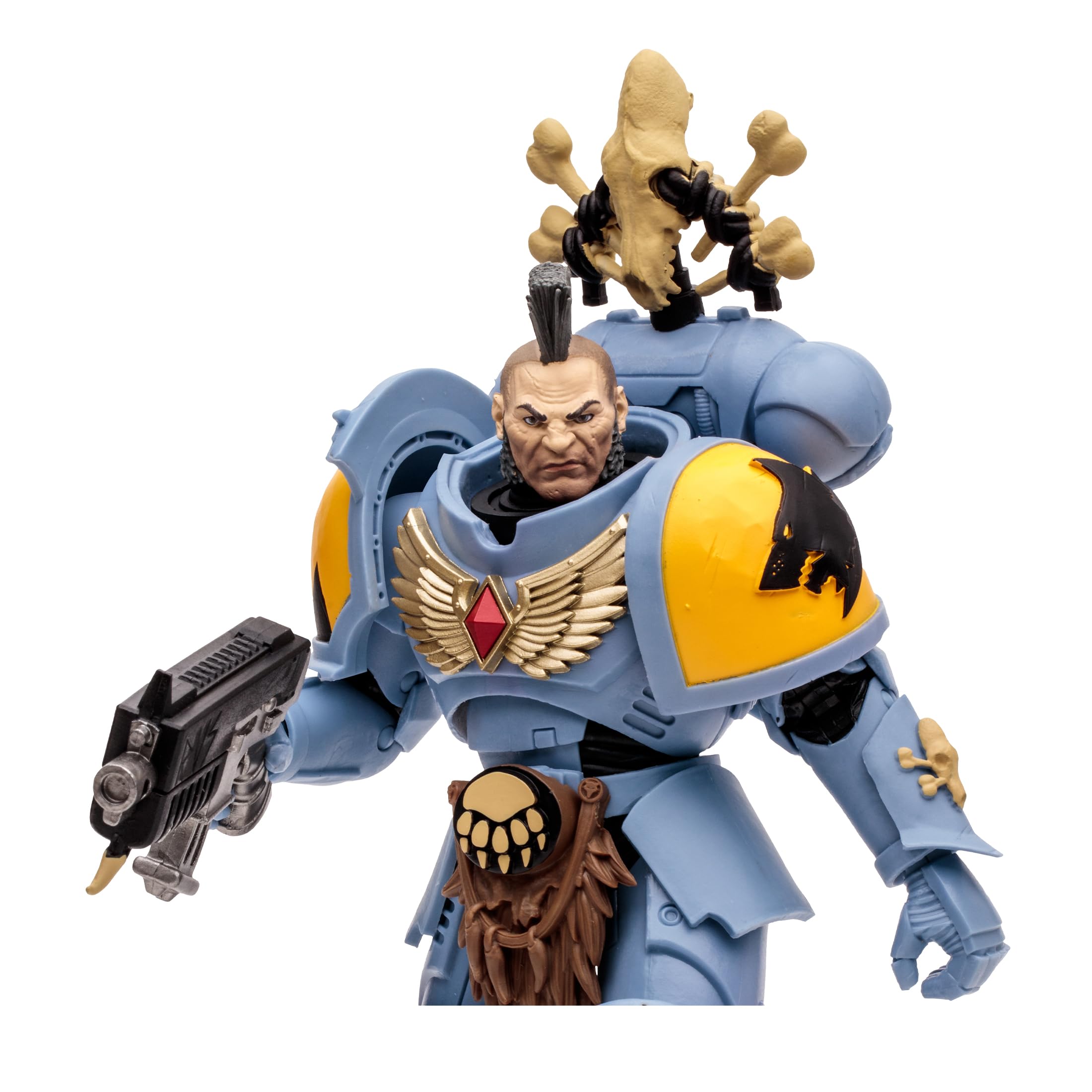 Foto 3 pulgar | Figura De Acción Mcfarlane Toys Warhammer 40,000 Space Wolves - Venta Internacional.