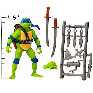 Foto 3 | Figura De Acción Teenage Mutant Ninja Turtles Leonardo 11 Cm - Venta Internacional.
