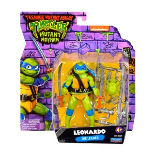 Foto 5 | Figura De Acción Teenage Mutant Ninja Turtles Leonardo 11 Cm - Venta Internacional.