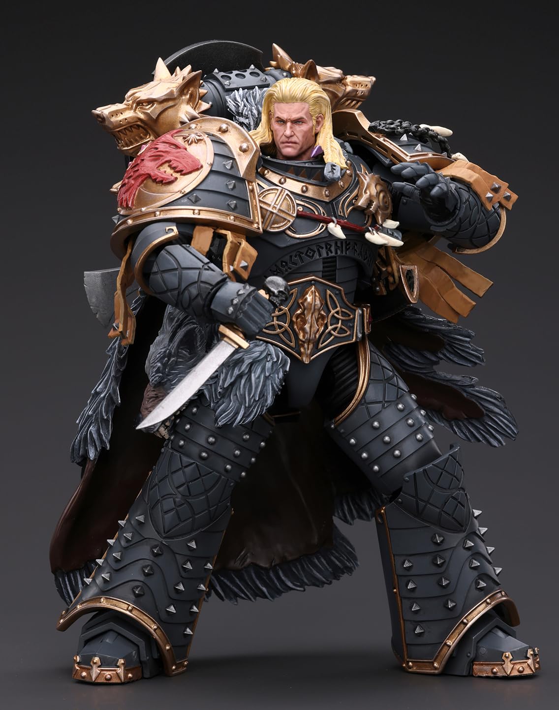 Foto 3 pulgar | Figura De Acción Joytoy Warhammer 40k Space Wolves Leman Russ - Venta Internacional.
