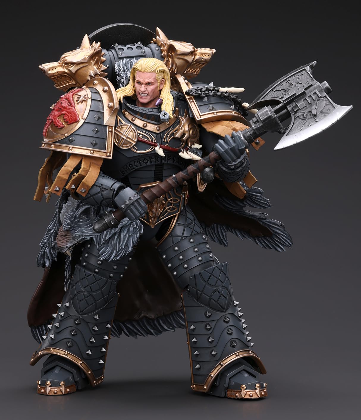 Foto 5 pulgar | Figura De Acción Joytoy Warhammer 40k Space Wolves Leman Russ - Venta Internacional.